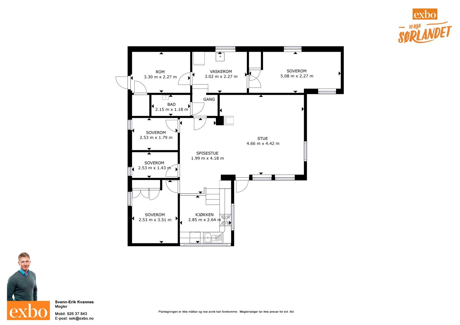 Hartevassvegen 42 Plantegning Galleribilde