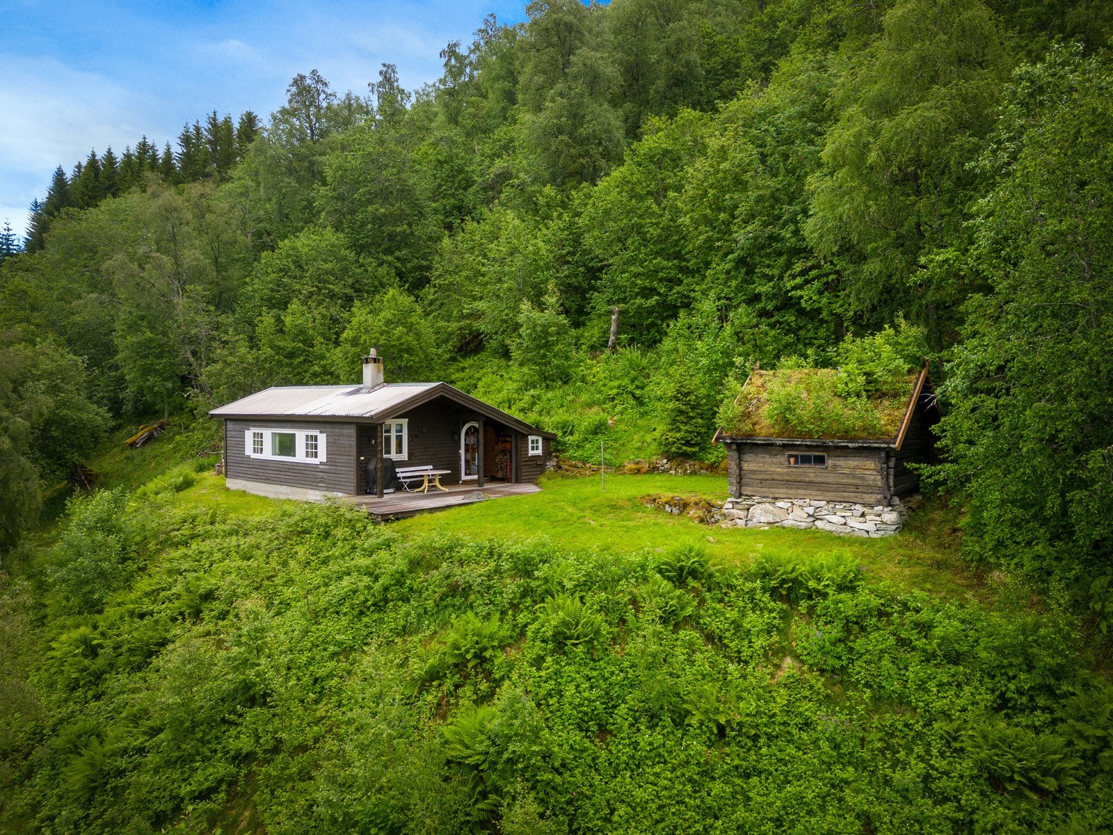 Meget sjarmerende hytte ved Oppheimsvatnet. Galleribilde