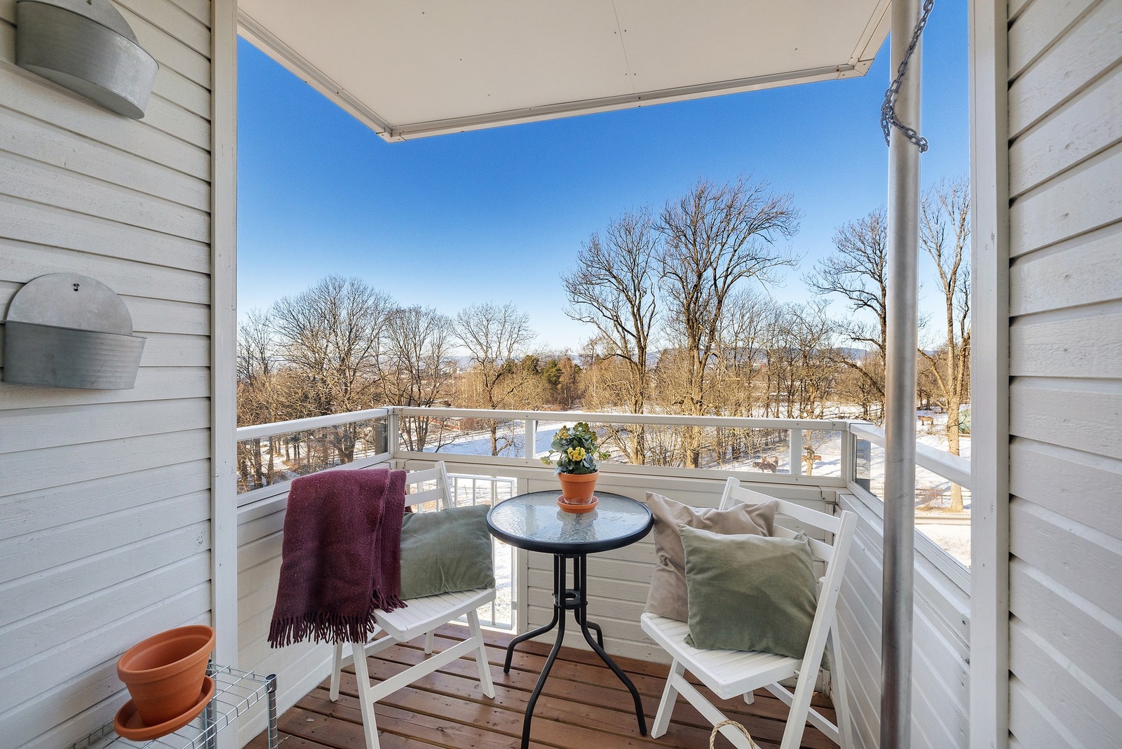 Flott 1-roms med en herlig vestvendt balkong. Galleribilde