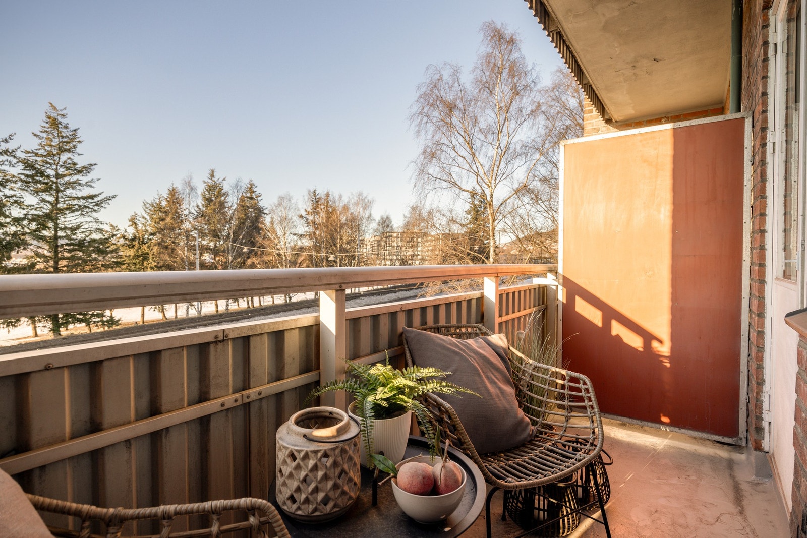 Her får du plass til utemøblement og grill. Galleribilde