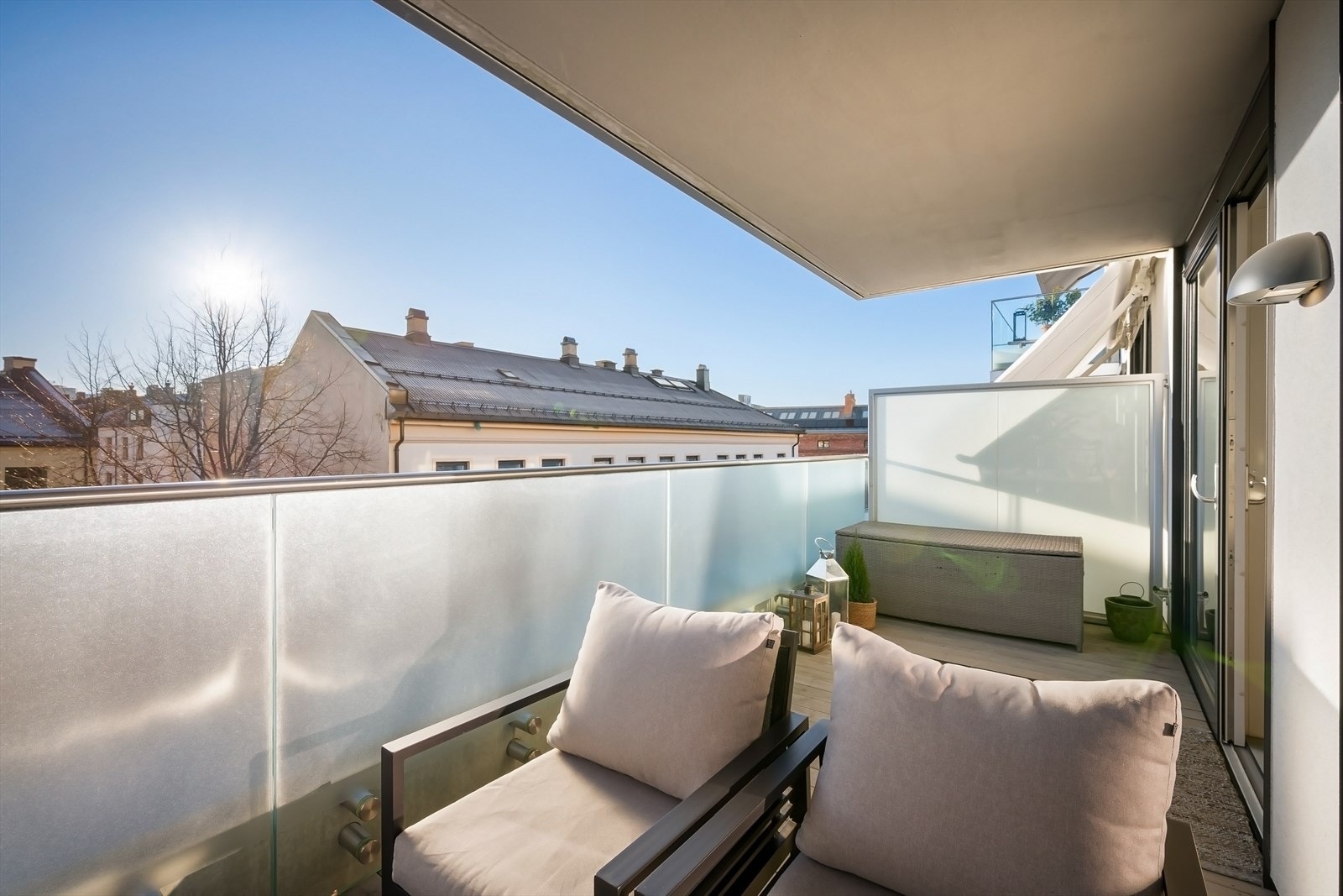 Utsiktsleilighet med meget gode solforhold. Galleribilde