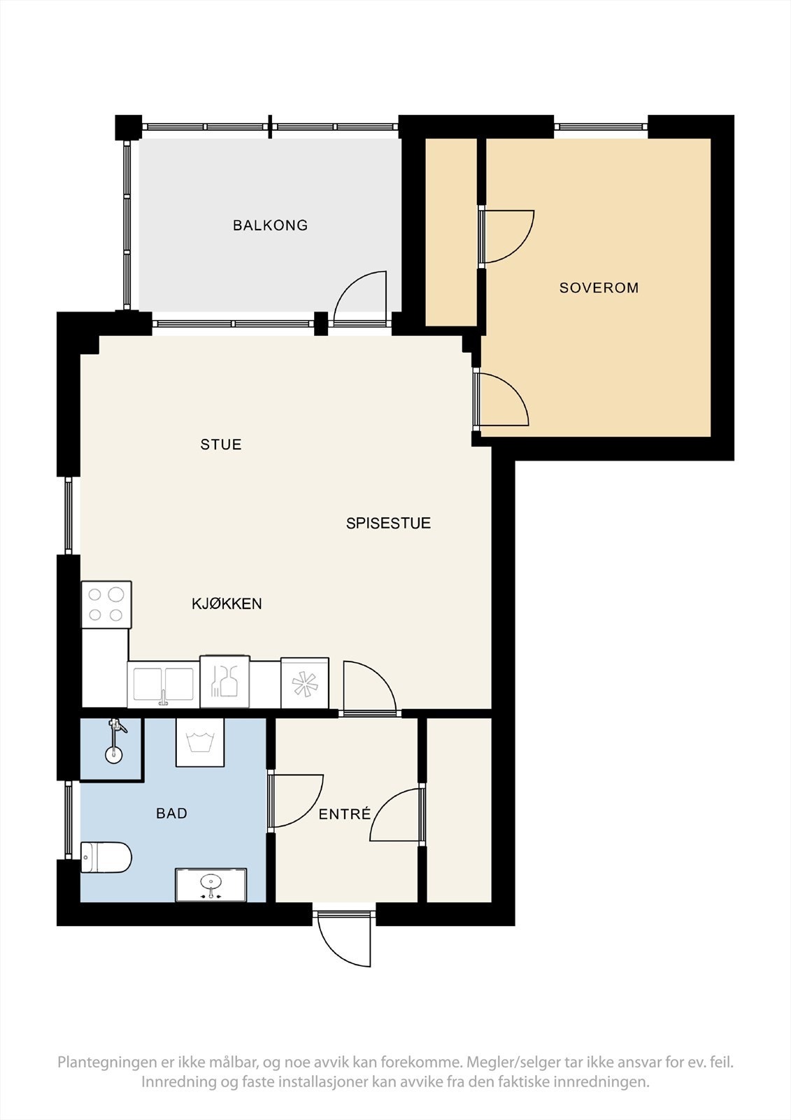 Plantegning Galleribilde