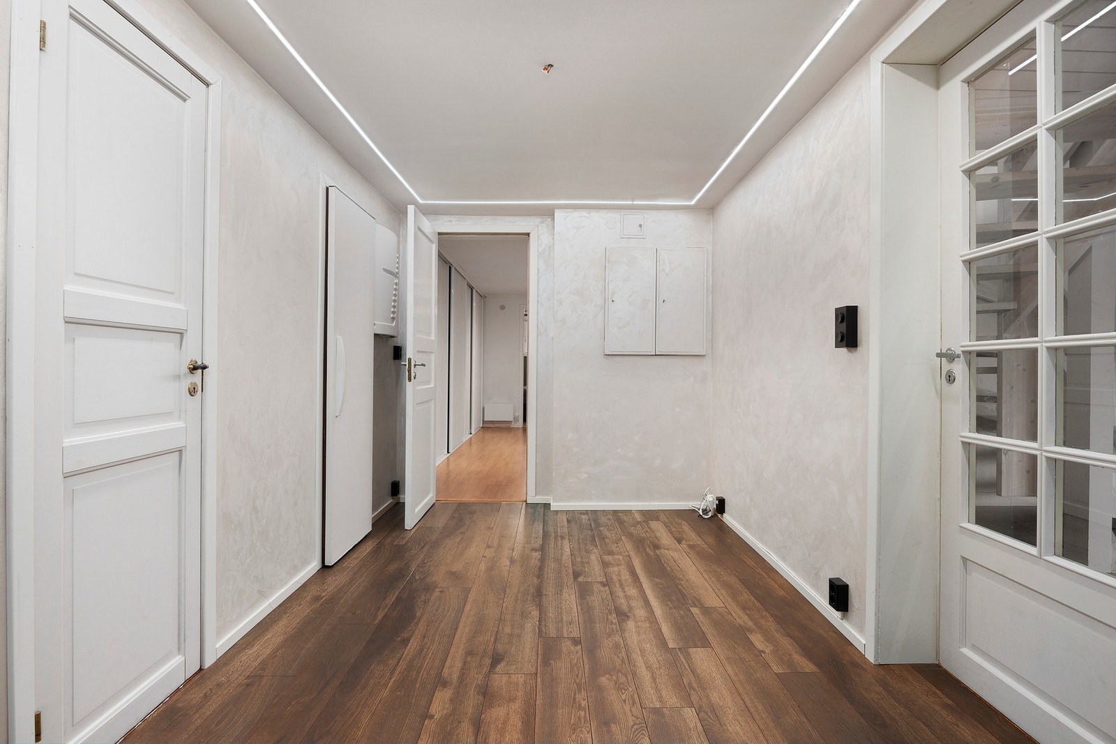 I underetasjen er det godt med lagringsplass. Dette rommet kan brukes til mange formål. Galleribilde