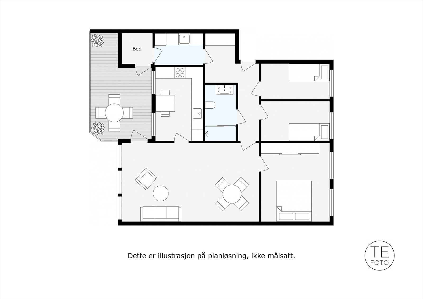 2D Planskisse Galleribilde