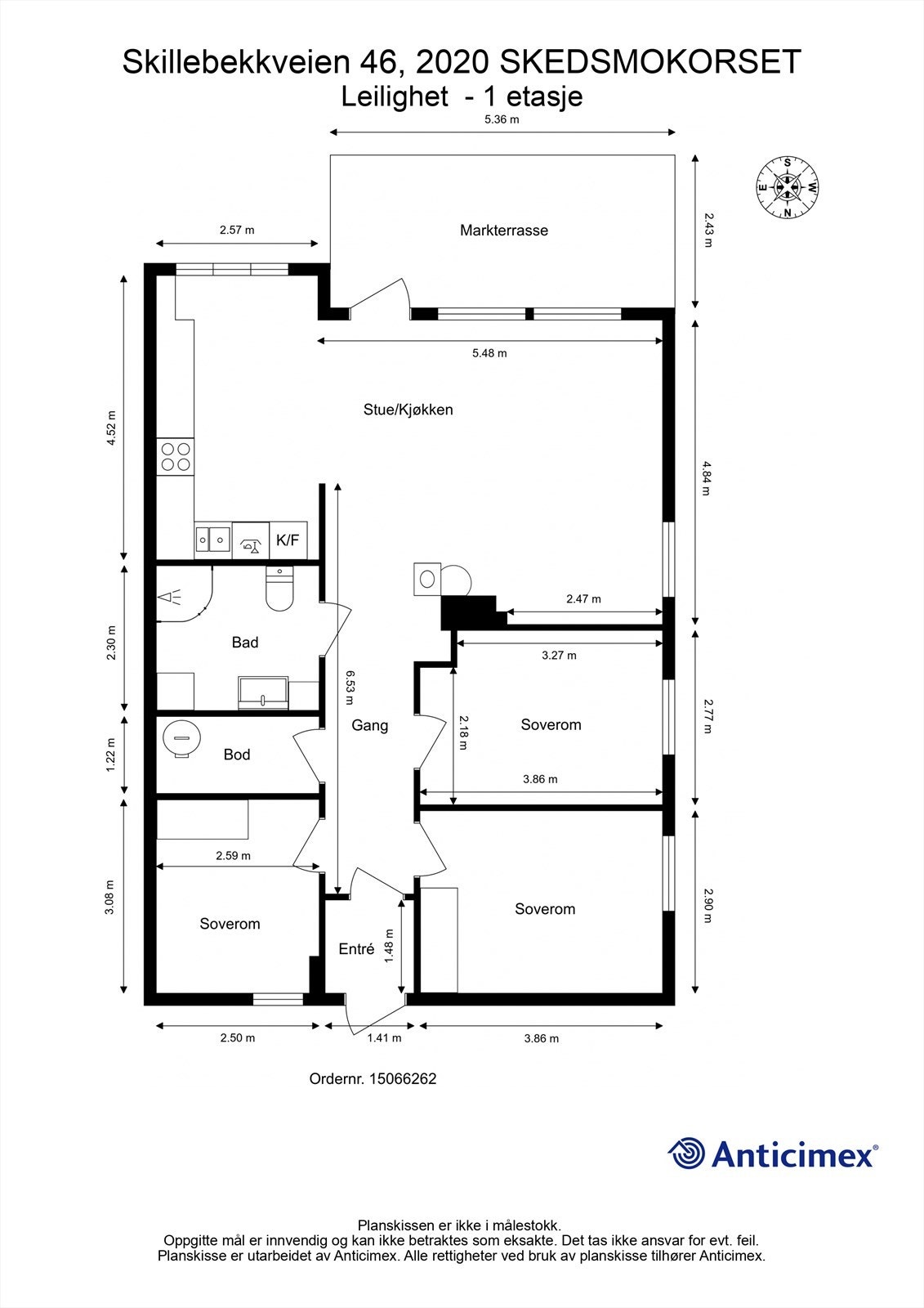 Plantegning Galleribilde