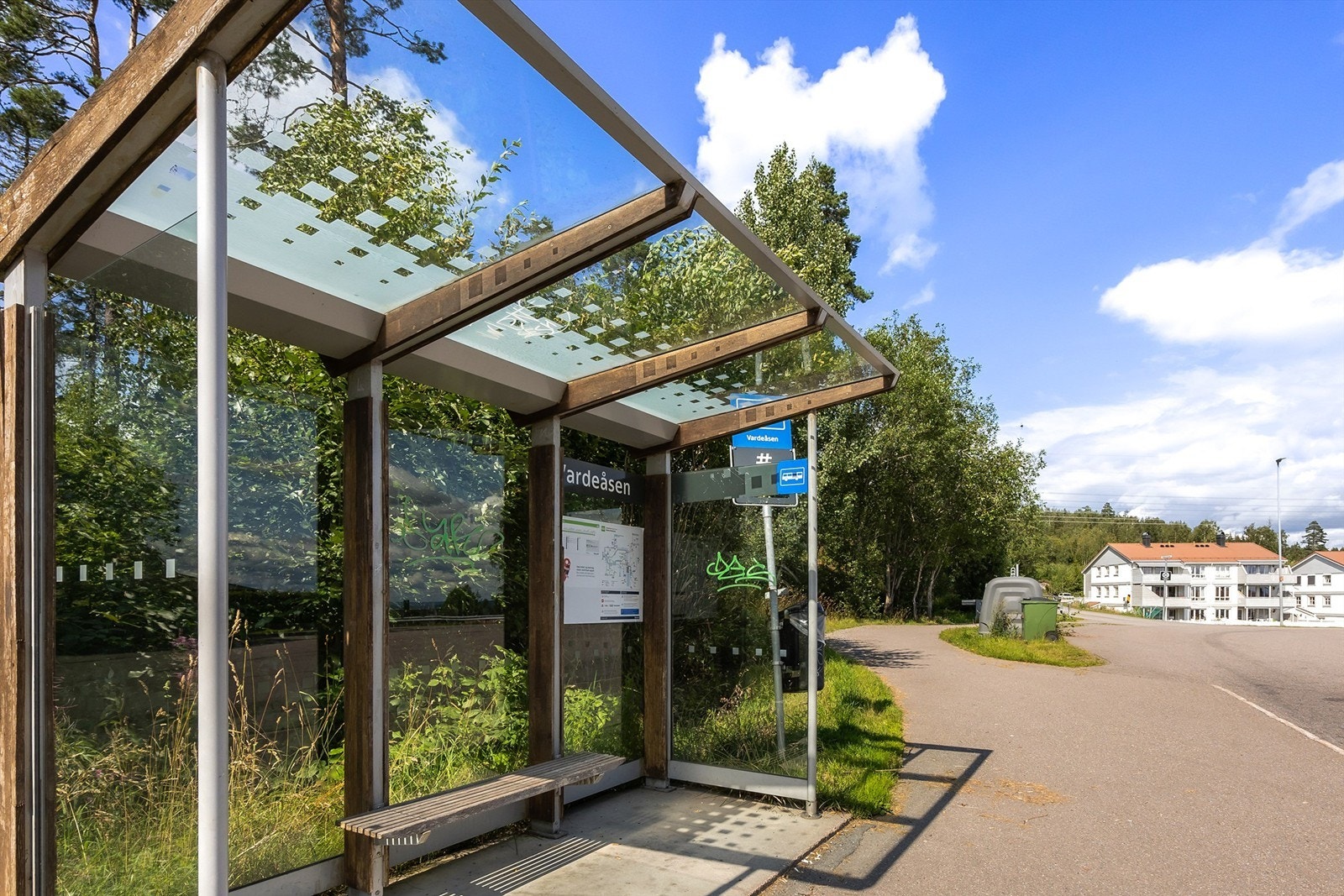 Gangavstand til bussholdeplass Galleribilde