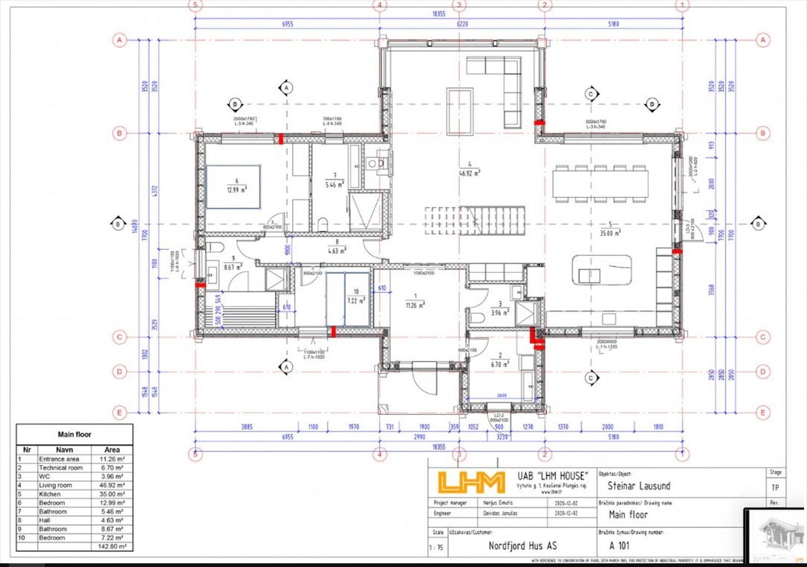 Plan Orretunet 1etg.JPG Galleribilde