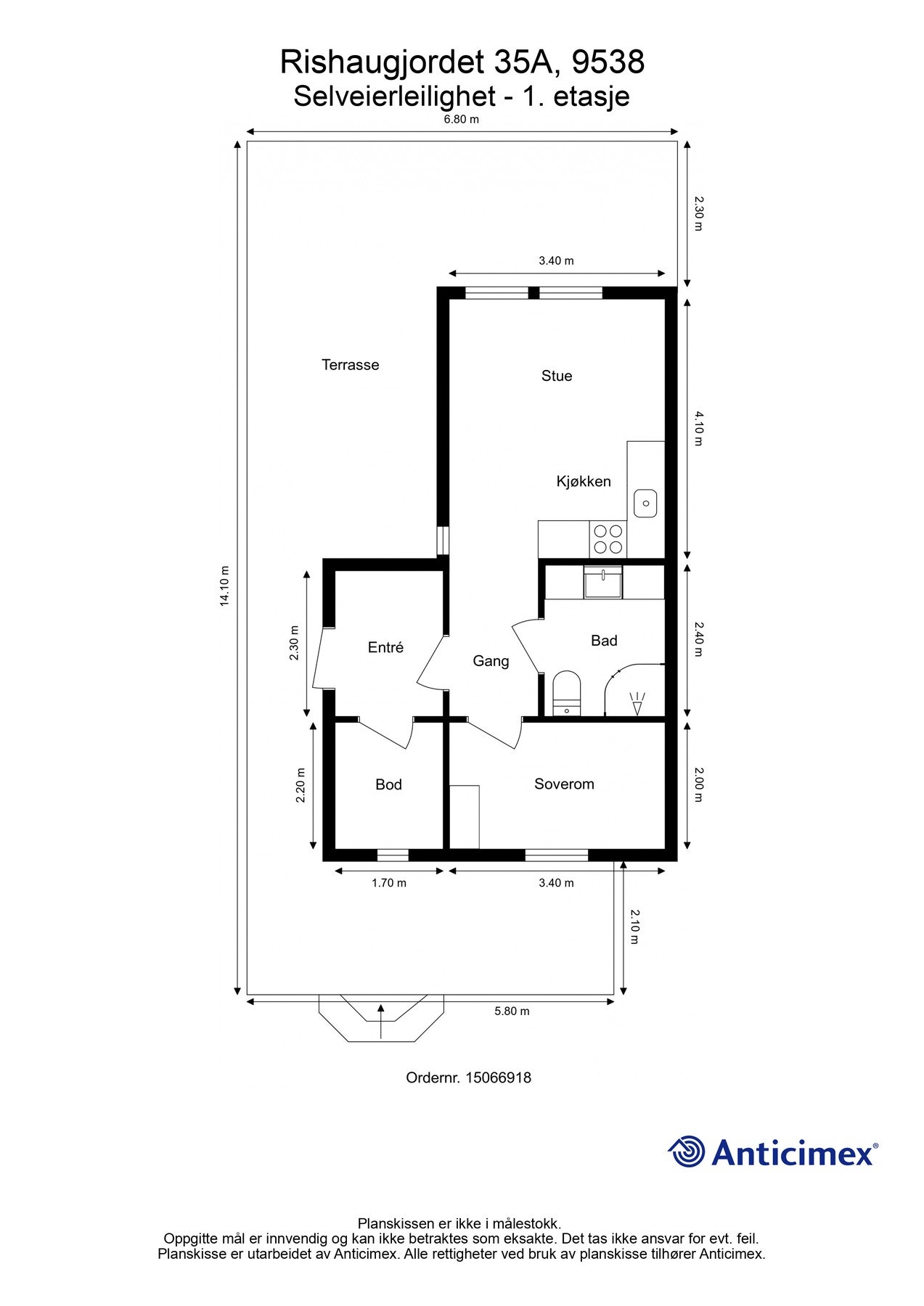 Plantegning Galleribilde