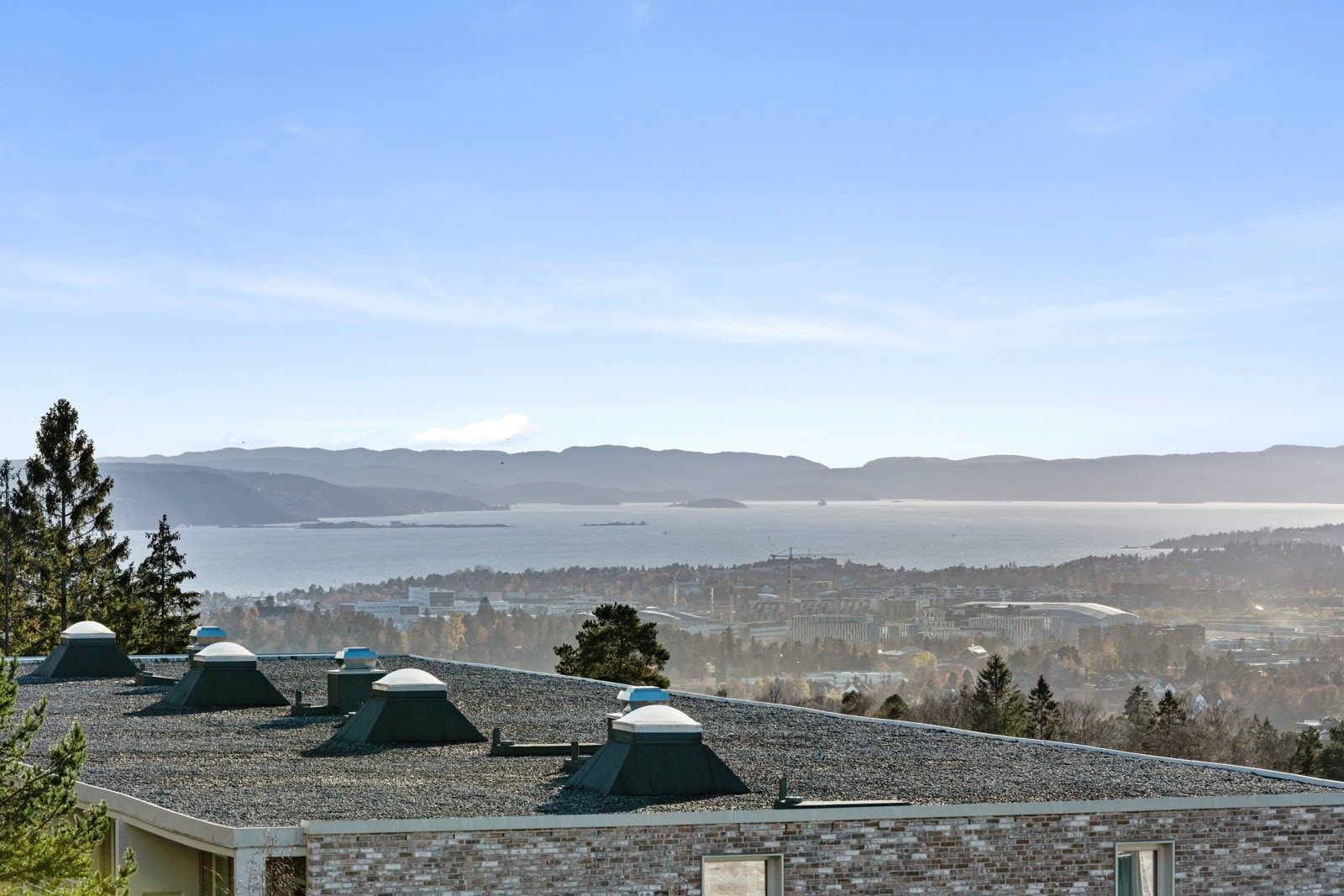 Panoramautsikt mot Oslofjorden. Galleribilde