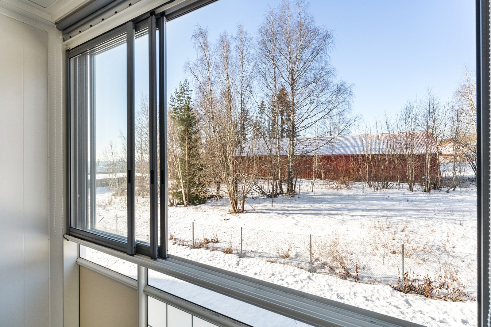 Fritt og åpent utsyn fra balkongen Galleribilde