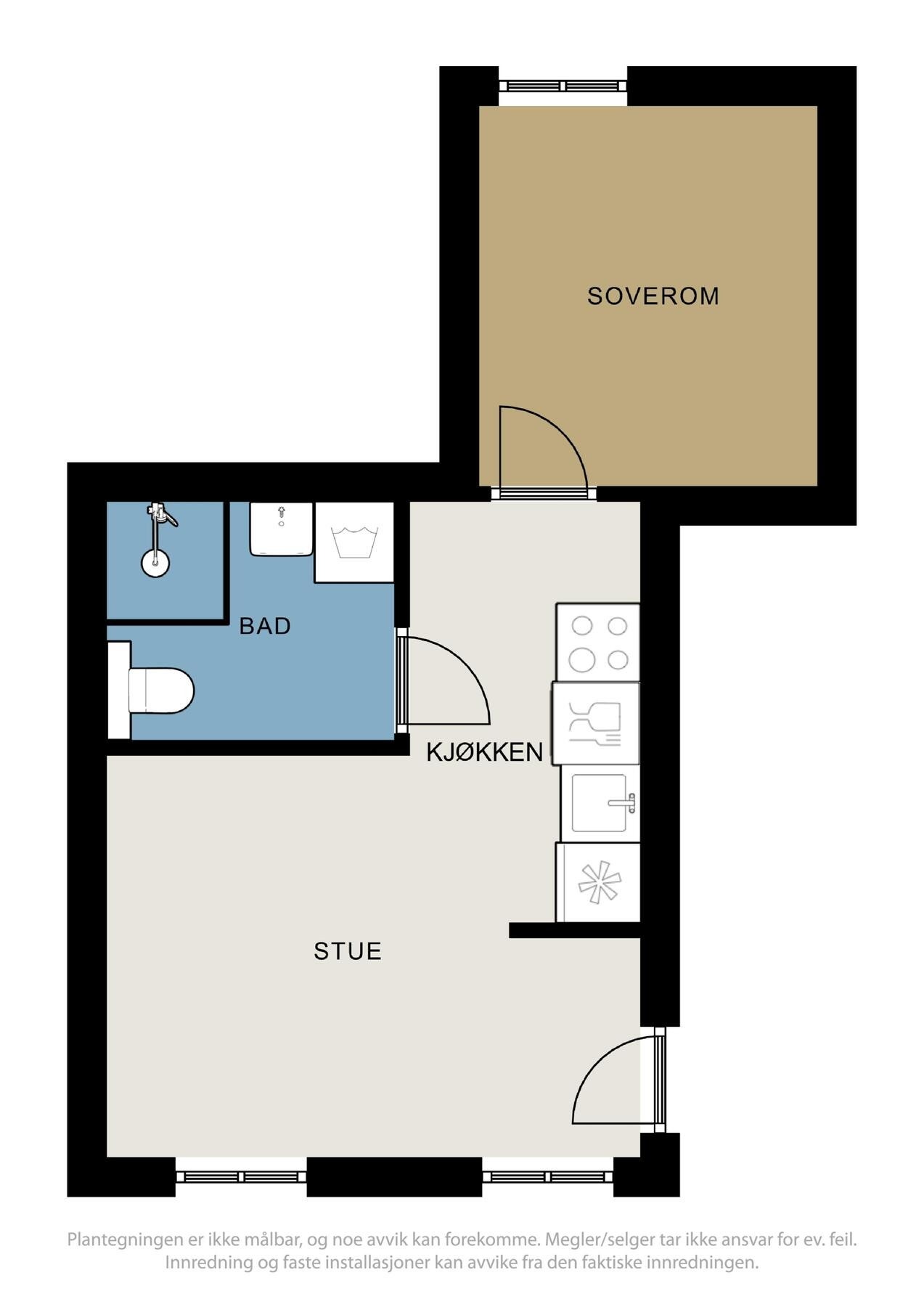 Plantegning Galleribilde