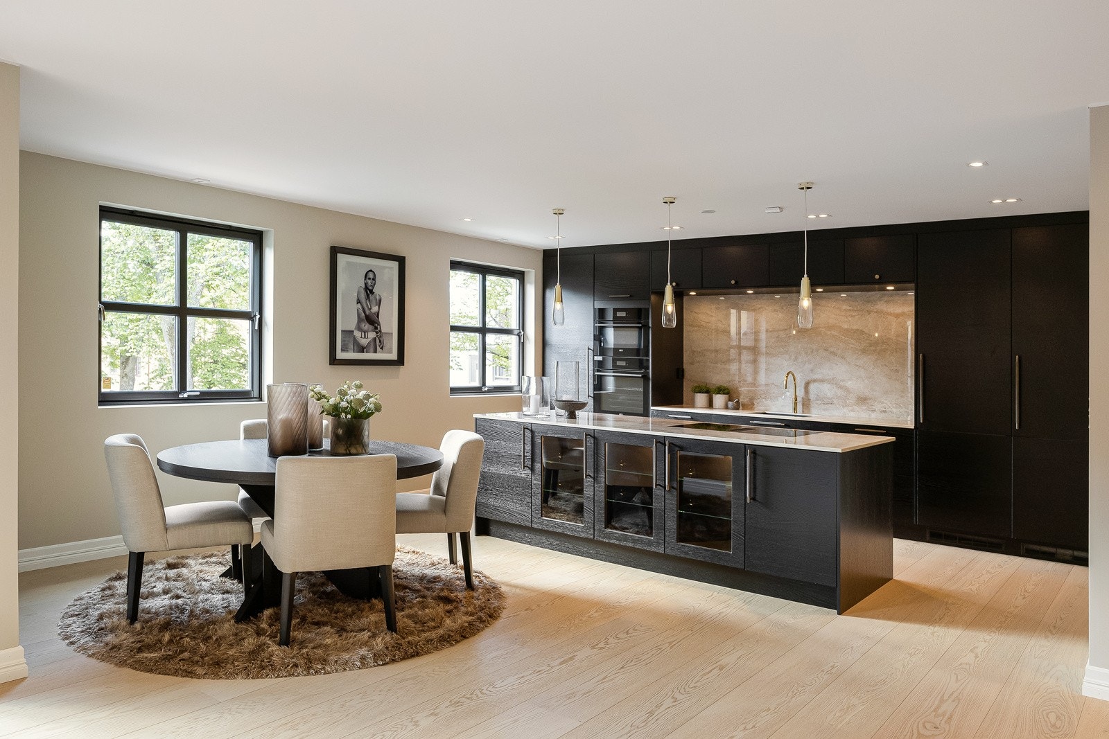 Fantastisk plassbygd kjøkken fra Aubo, Dansk design og kvalitet. Galleribilde