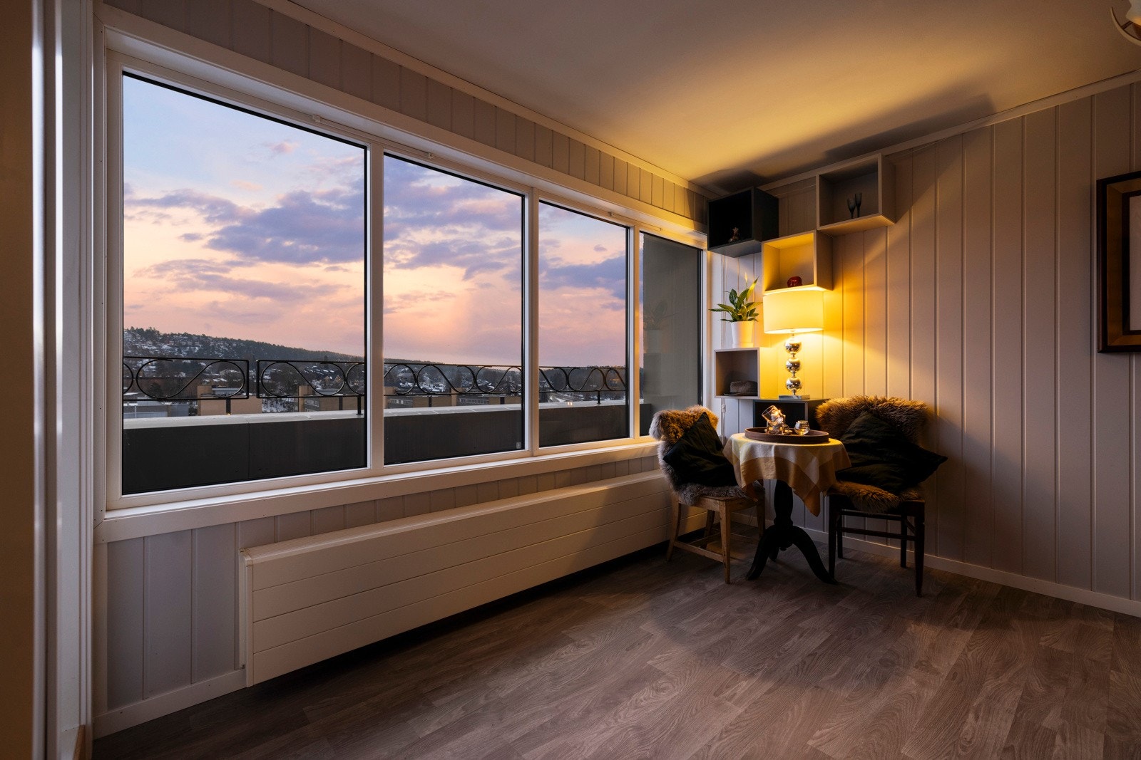Lun kveldsstemning Galleribilde