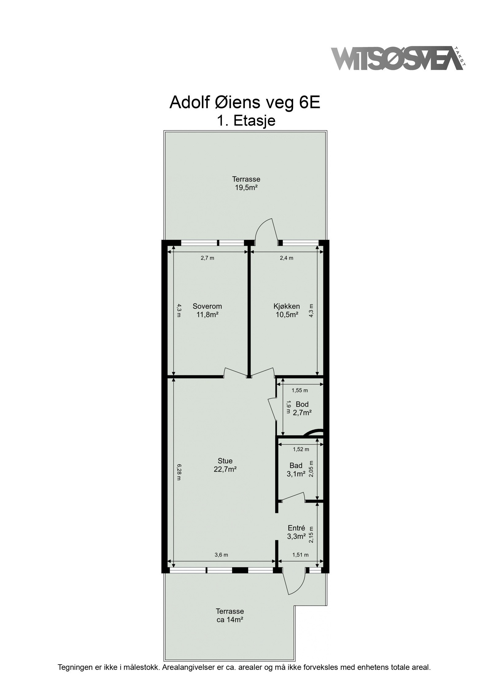 Planskisse. Galleribilde