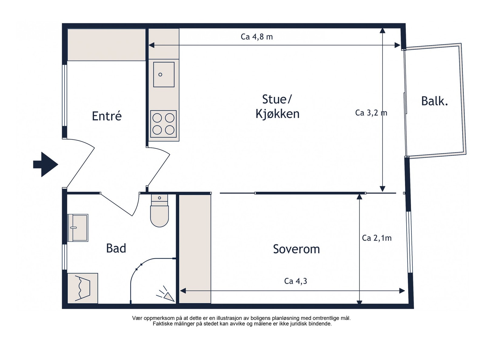 Plantegning Galleribilde