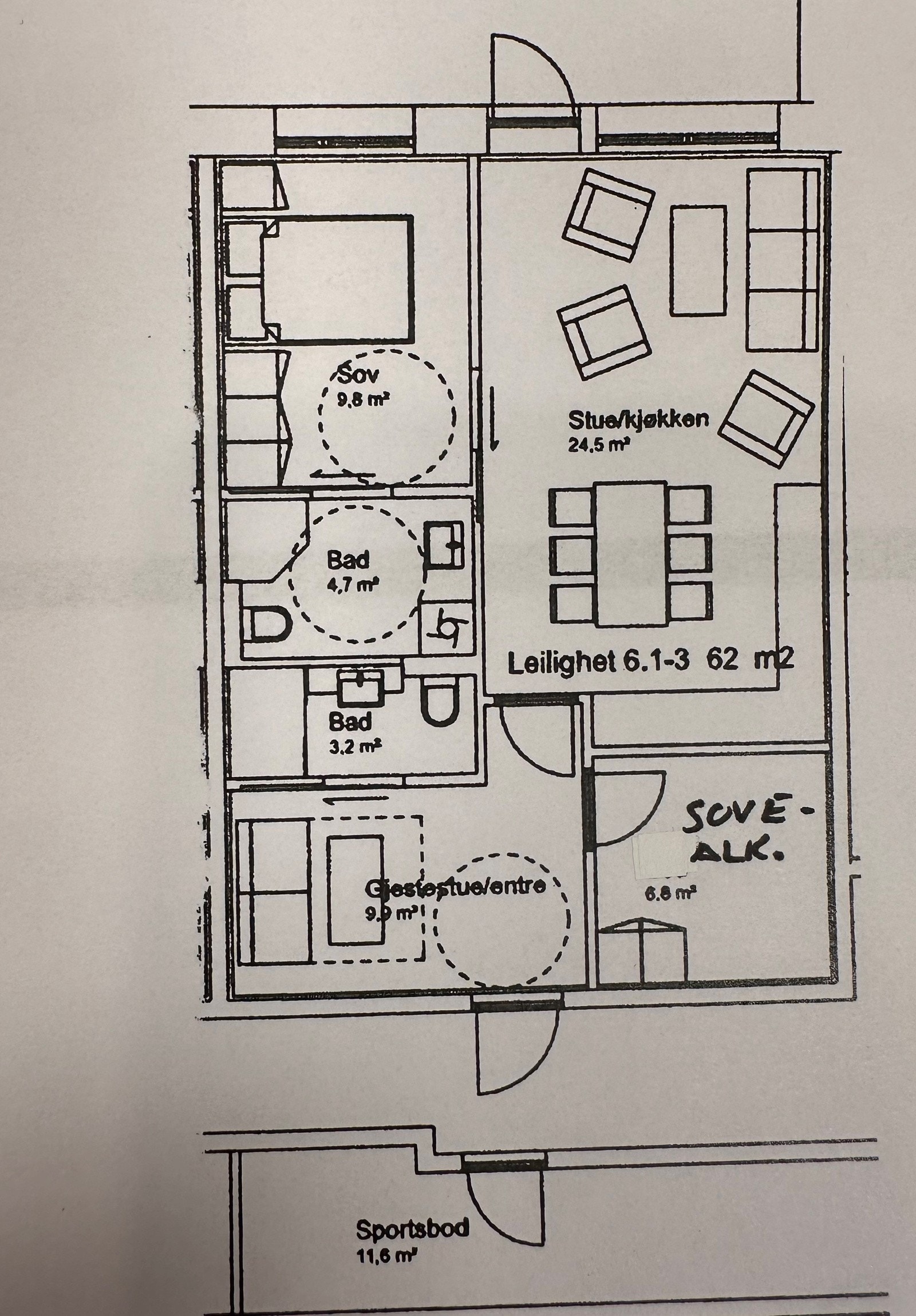Plantegning Galleribilde