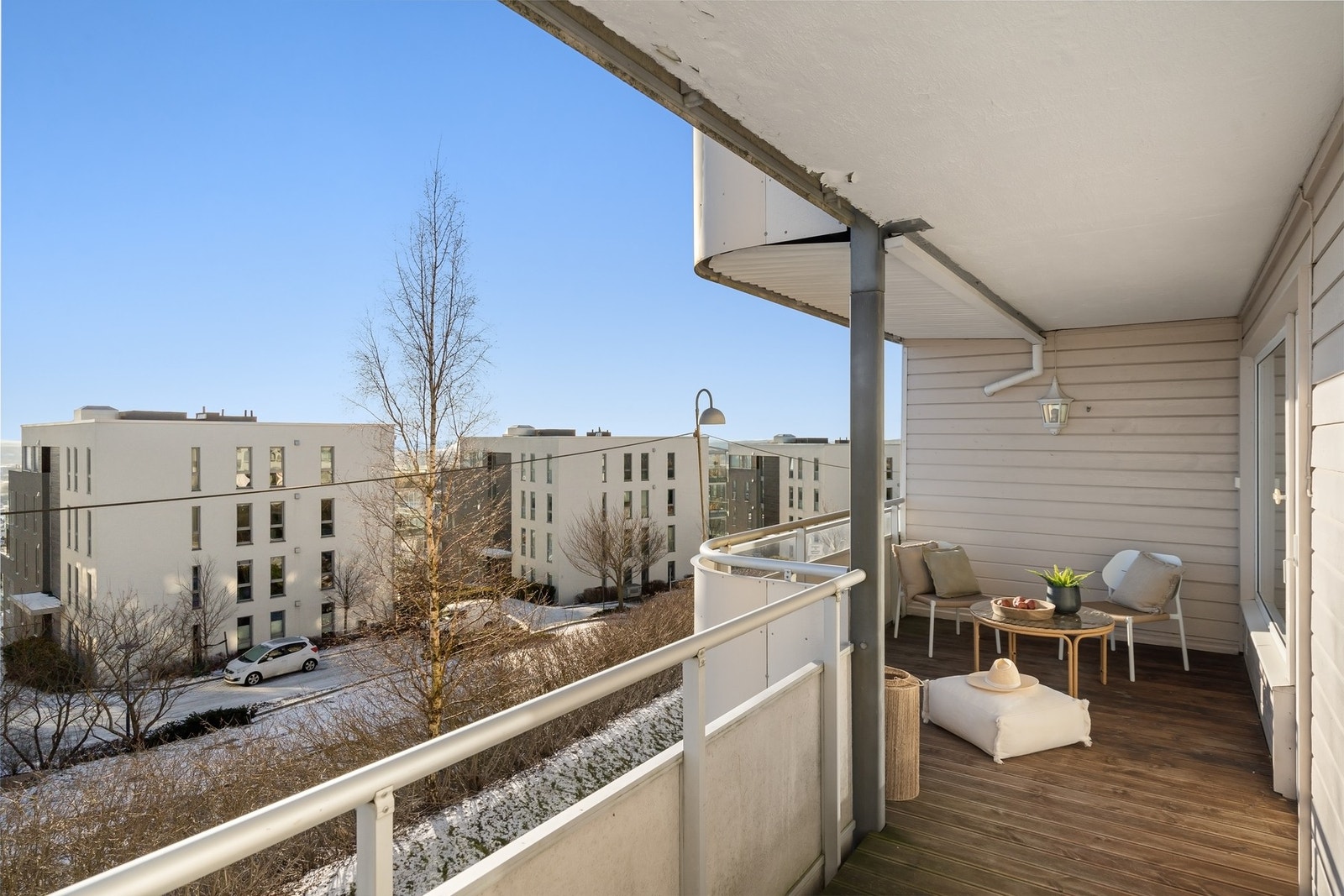 Her kan morgensola nytes. Galleribilde