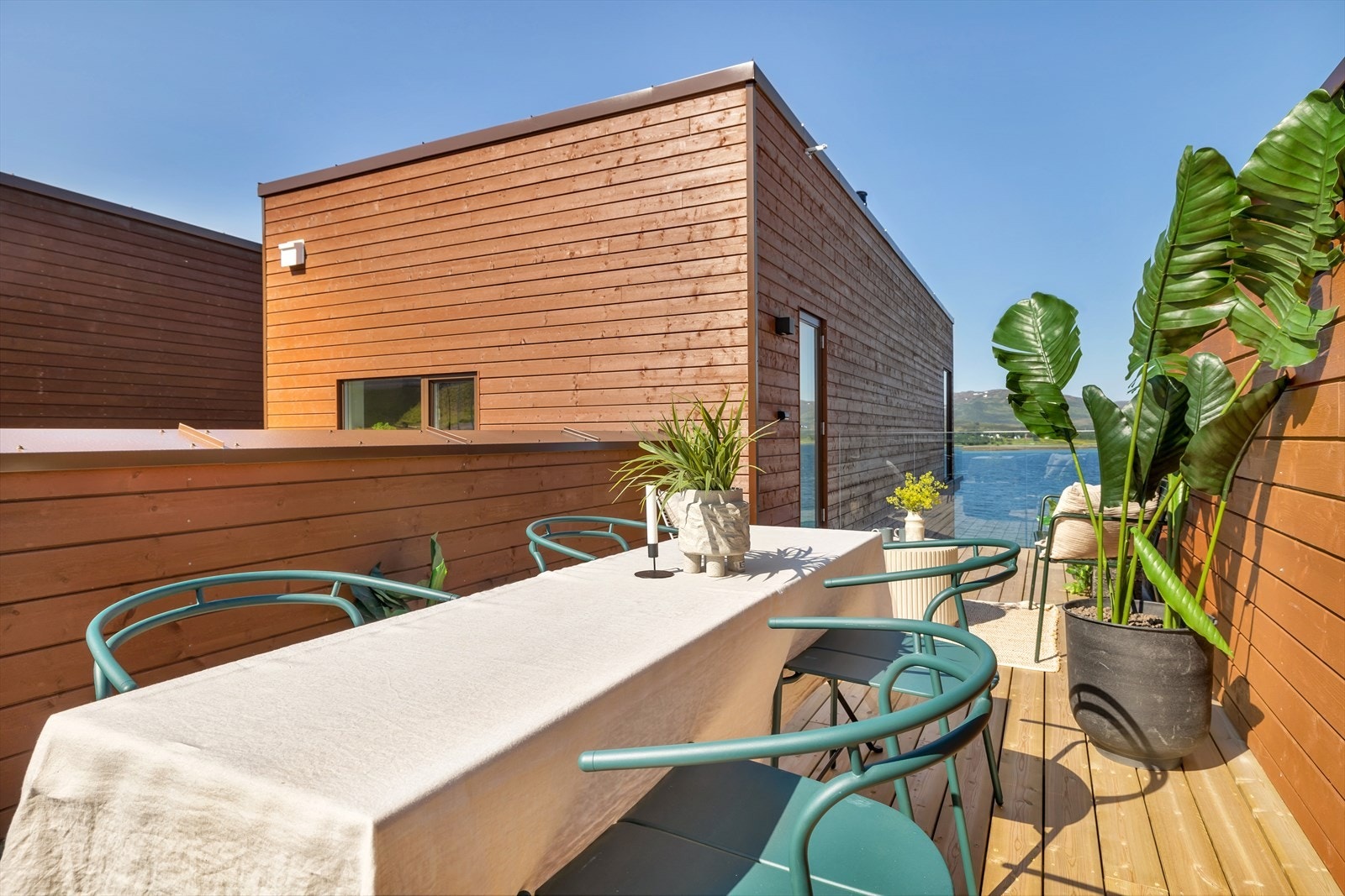 Havutsikt fra takterrassen. Galleribilde