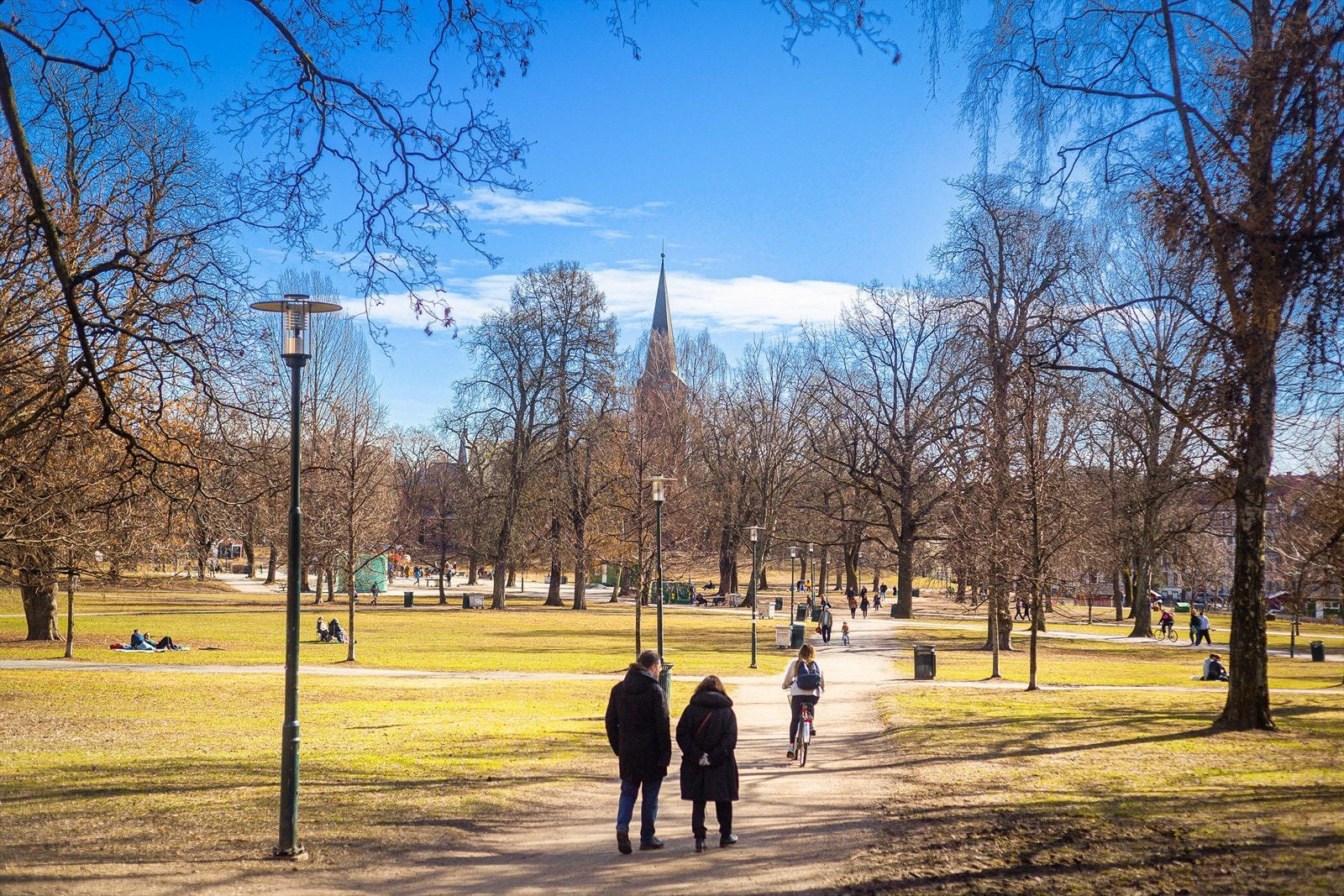 Flotte Sofienbergparken et par minutters gange fra leiligheten. Galleribilde