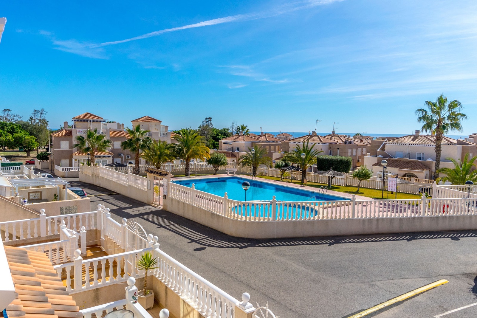 Balkong utsikt Galleribilde