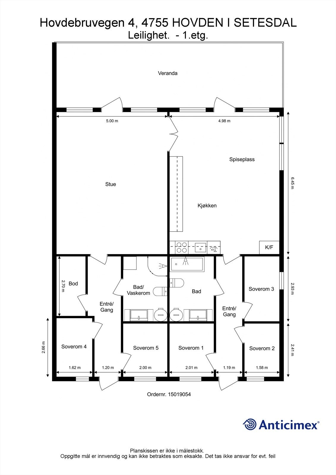 Plantegning Galleribilde