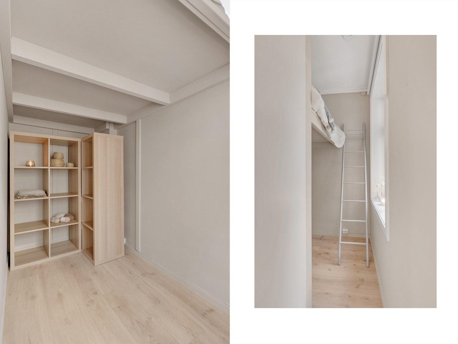 - Nisjen under passer ypperlig som garderobe, kontor etc. og kan innredes etter ønske og behov - Galleribilde