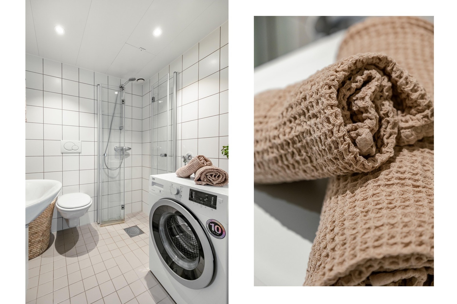 Her er det dessuten plass til både vaskemaskin og tørketrommel om ønskelig. Galleribilde