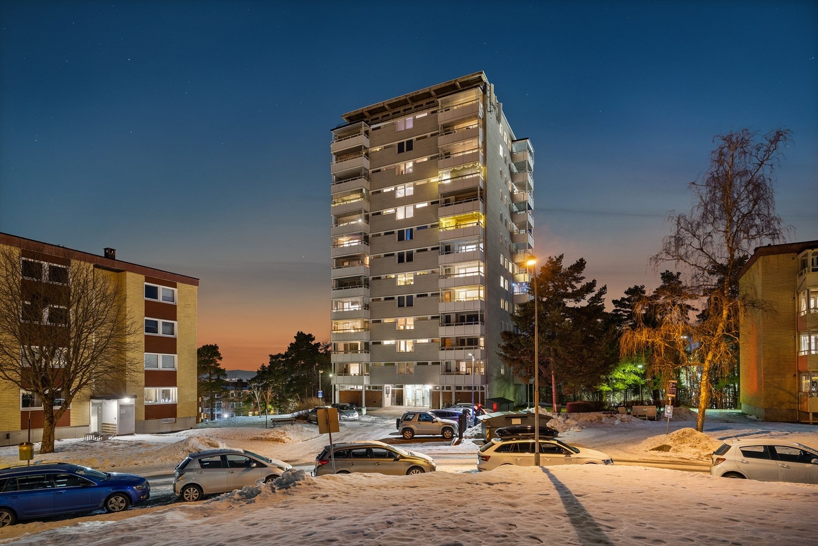 Sjelden mulighet - leilighet med vestvendt utsiktsbalkong. Galleribilde