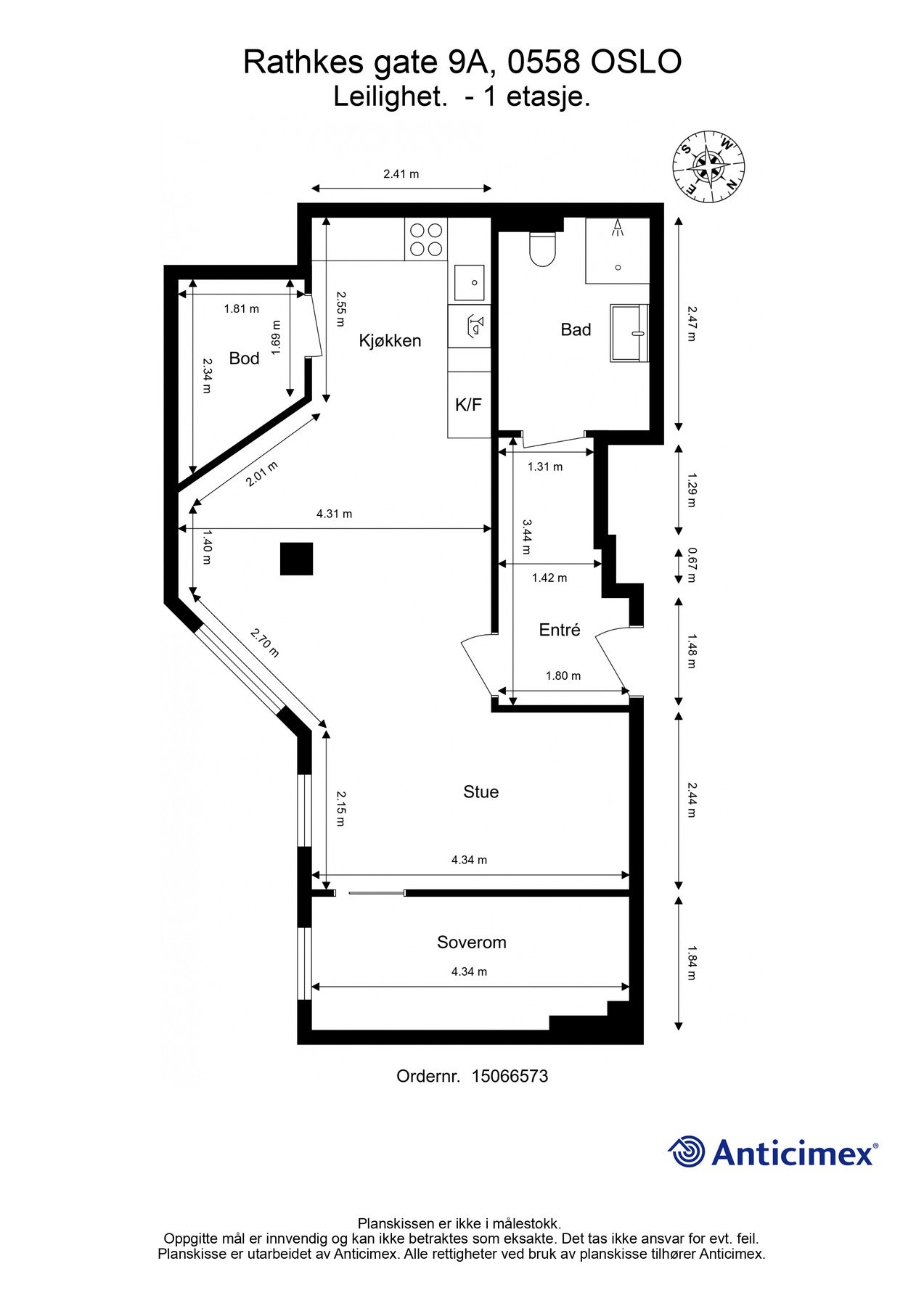 Plantegning. Galleribilde