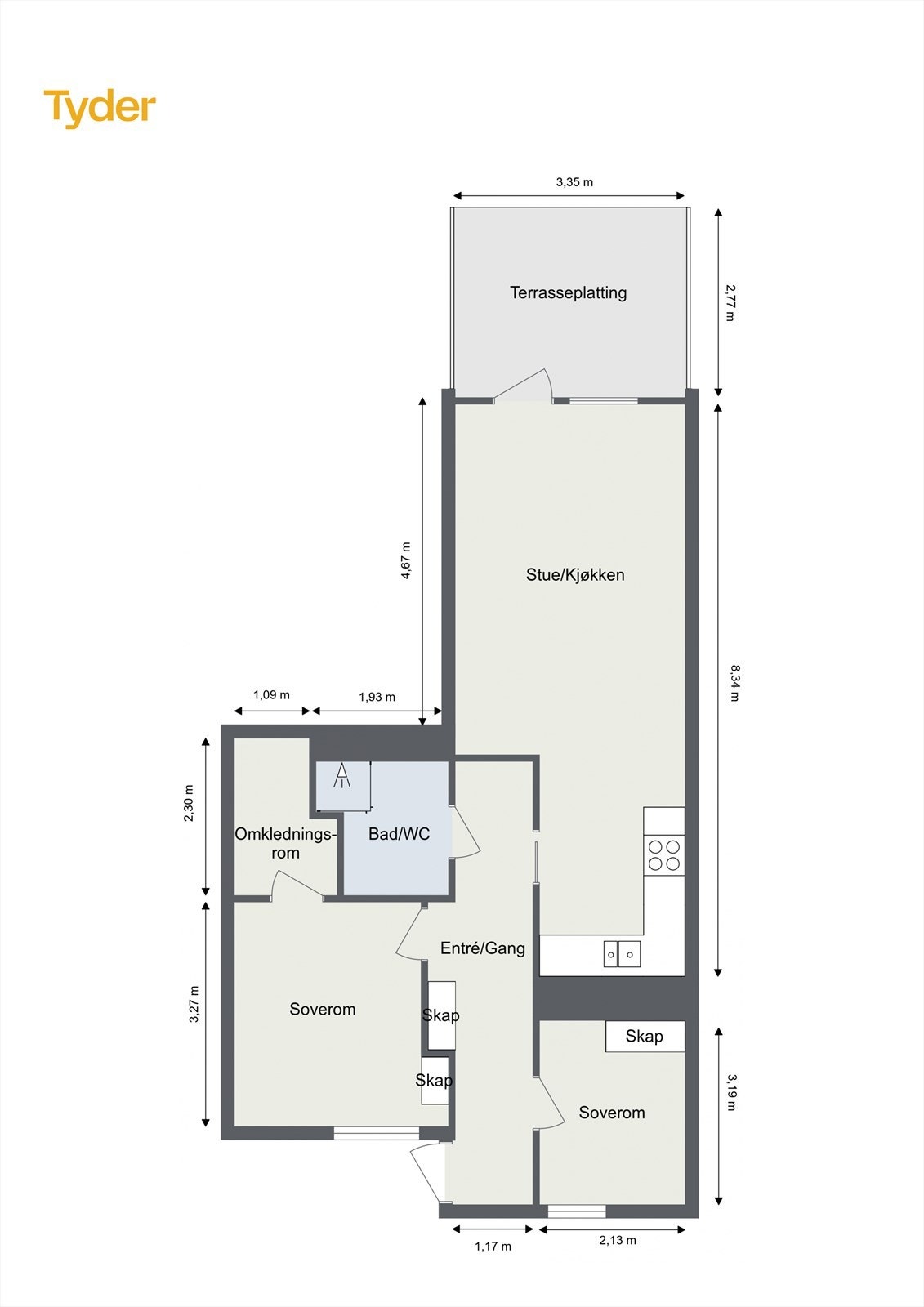 Plantegning Galleribilde