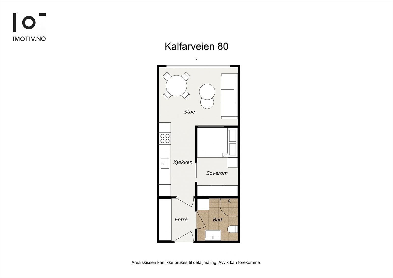 - Plantegning. I tillegg disponerer leiligheten en ekstern bod i nabobygg - Galleribilde