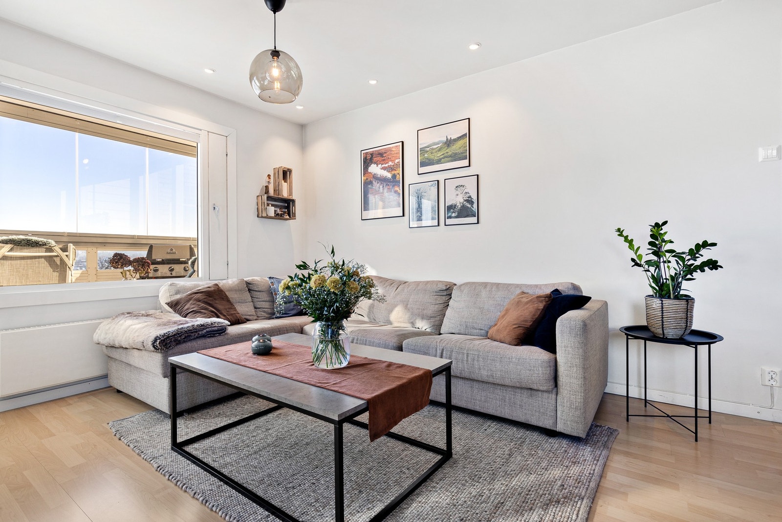 Moderne, lyse fargevalg gjør det enkelt å sette sine egne preg med innredningen. Galleribilde