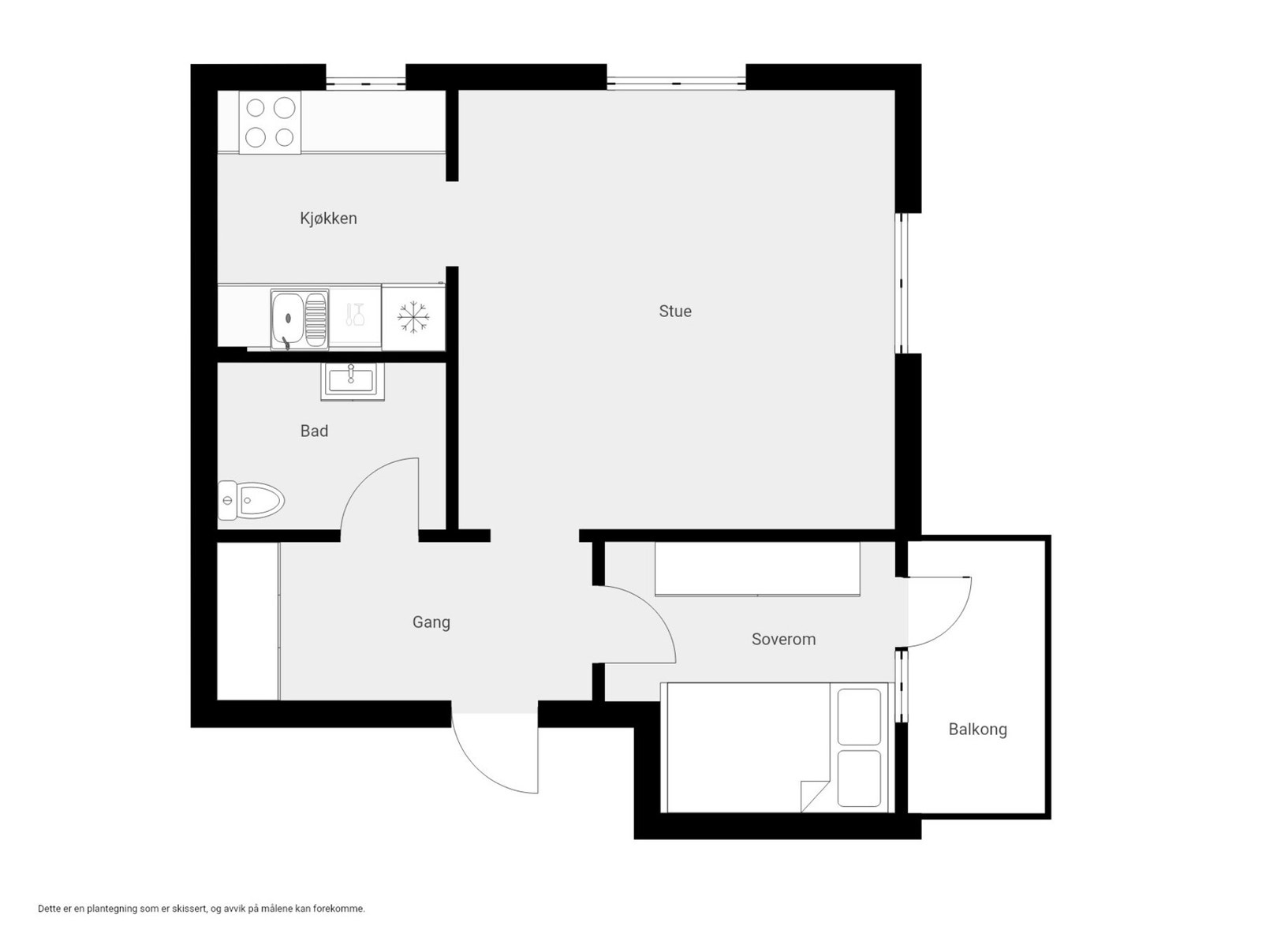 Plantegning. Galleribilde