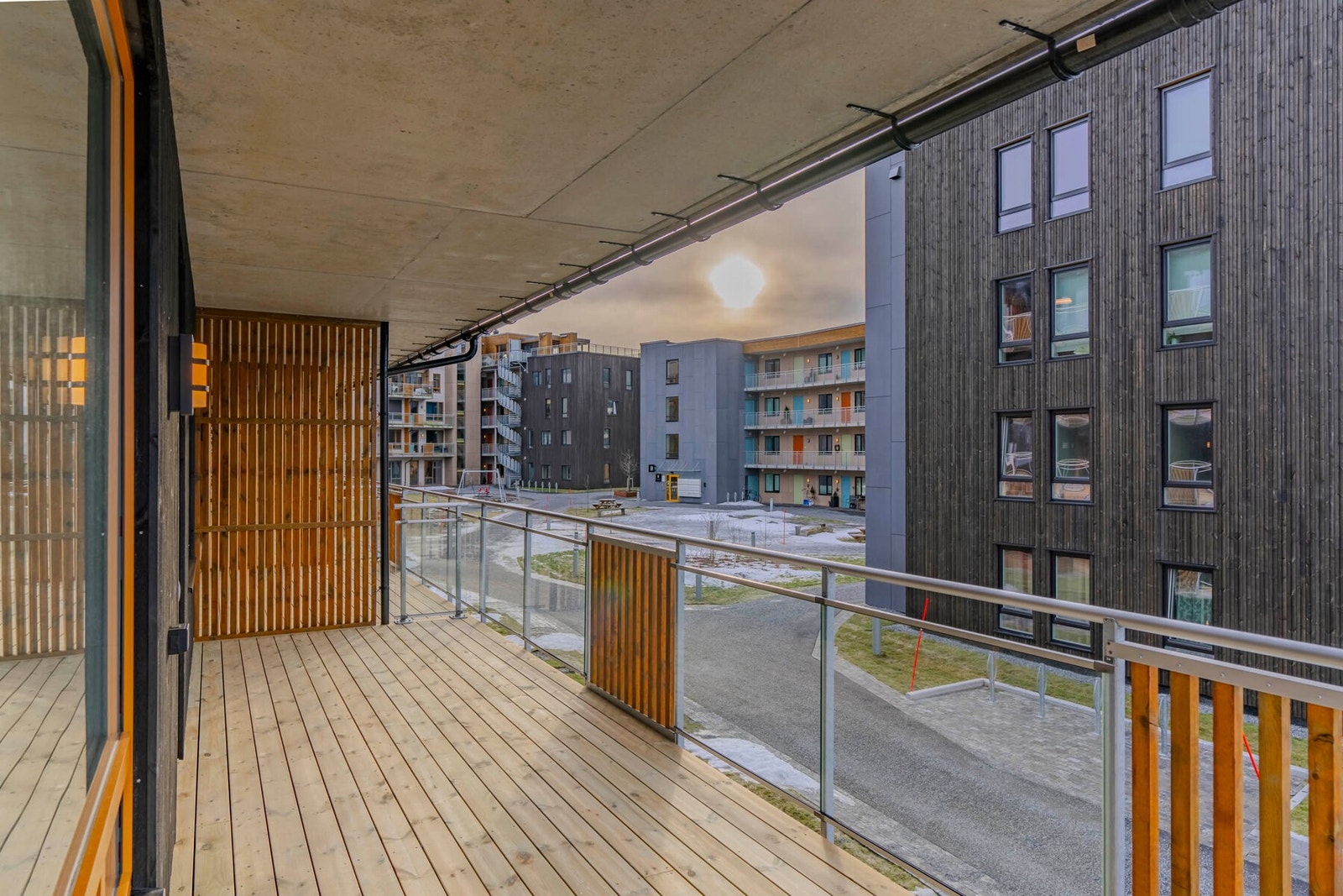 God plass til ønsket utemøblement Galleribilde
