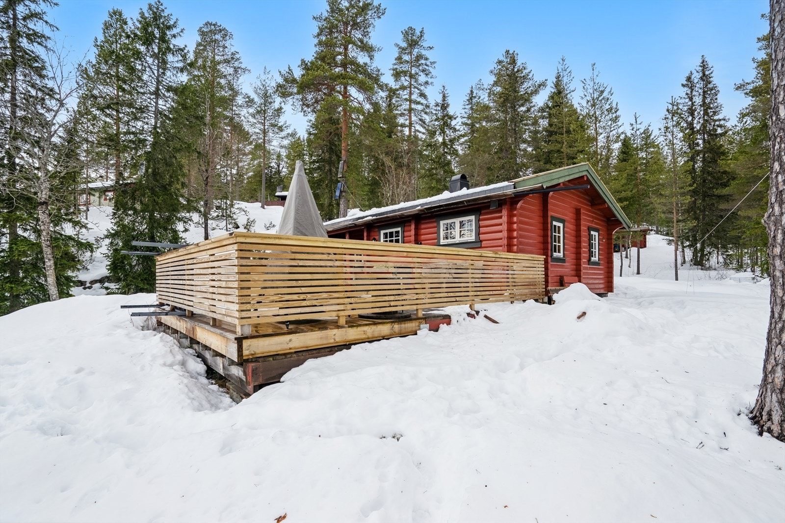 Mutters alene på hytta, det er ikke feil Galleribilde
