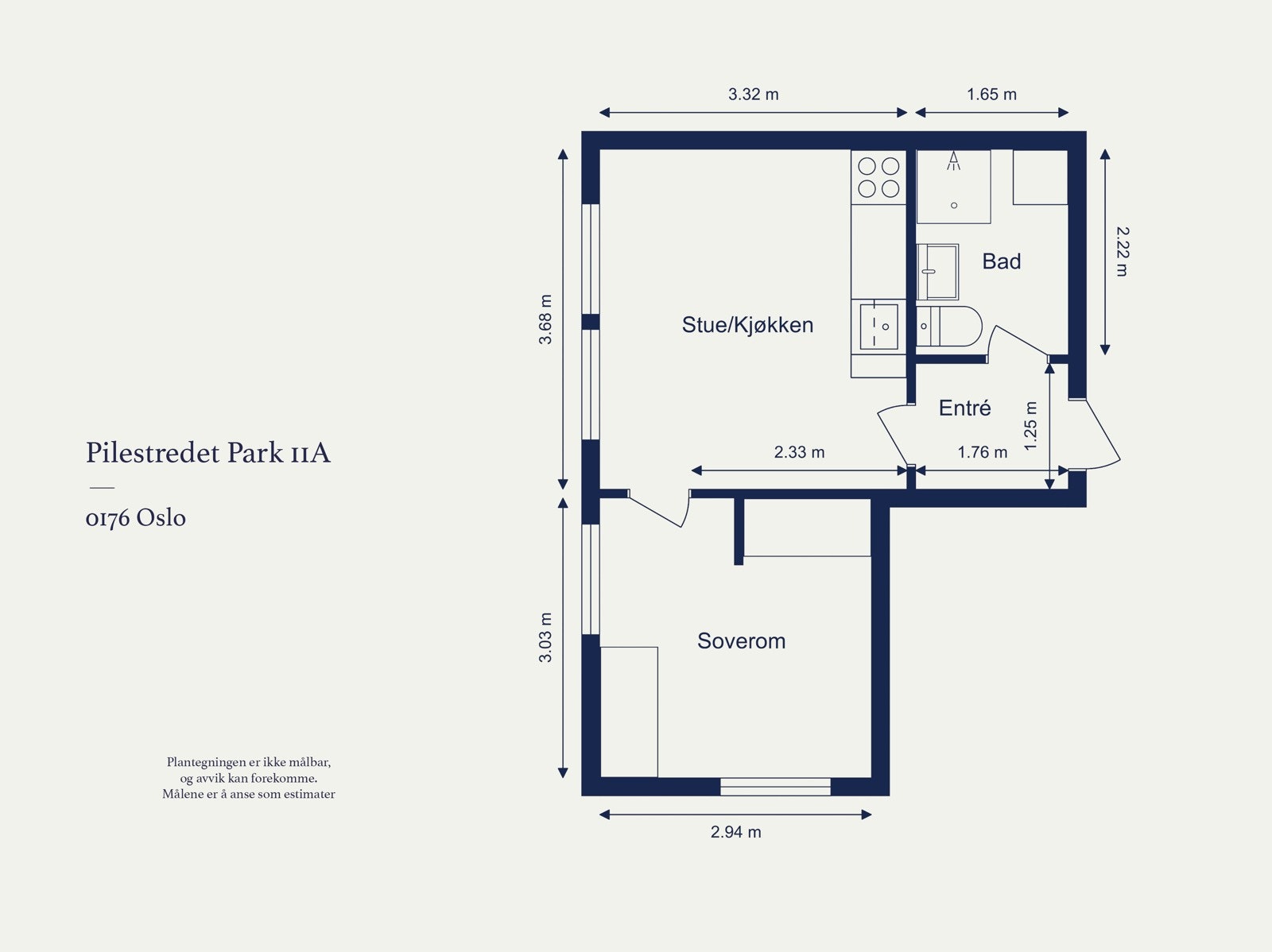 Leiligheten har en praktisk planløsning i 4. etasje med felles heisadkomst. Galleribilde