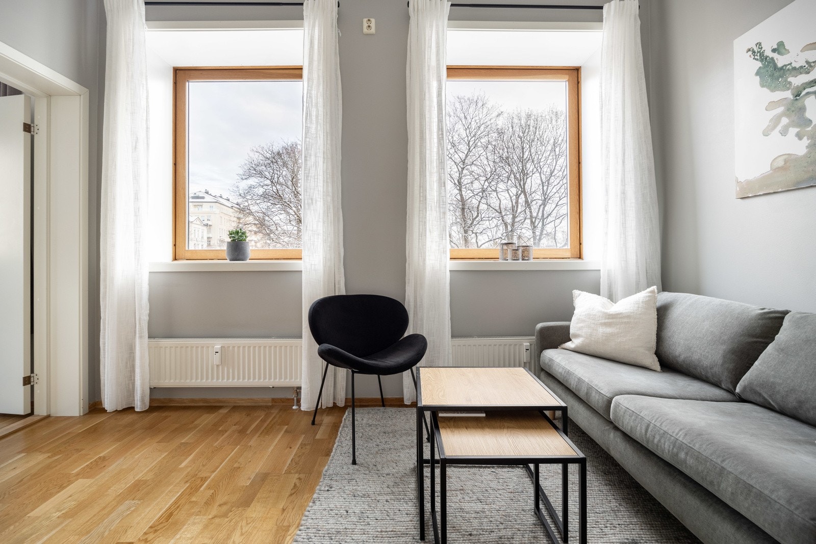 Stuen kan enkelt innredes med ønskelige møblementer. Galleribilde