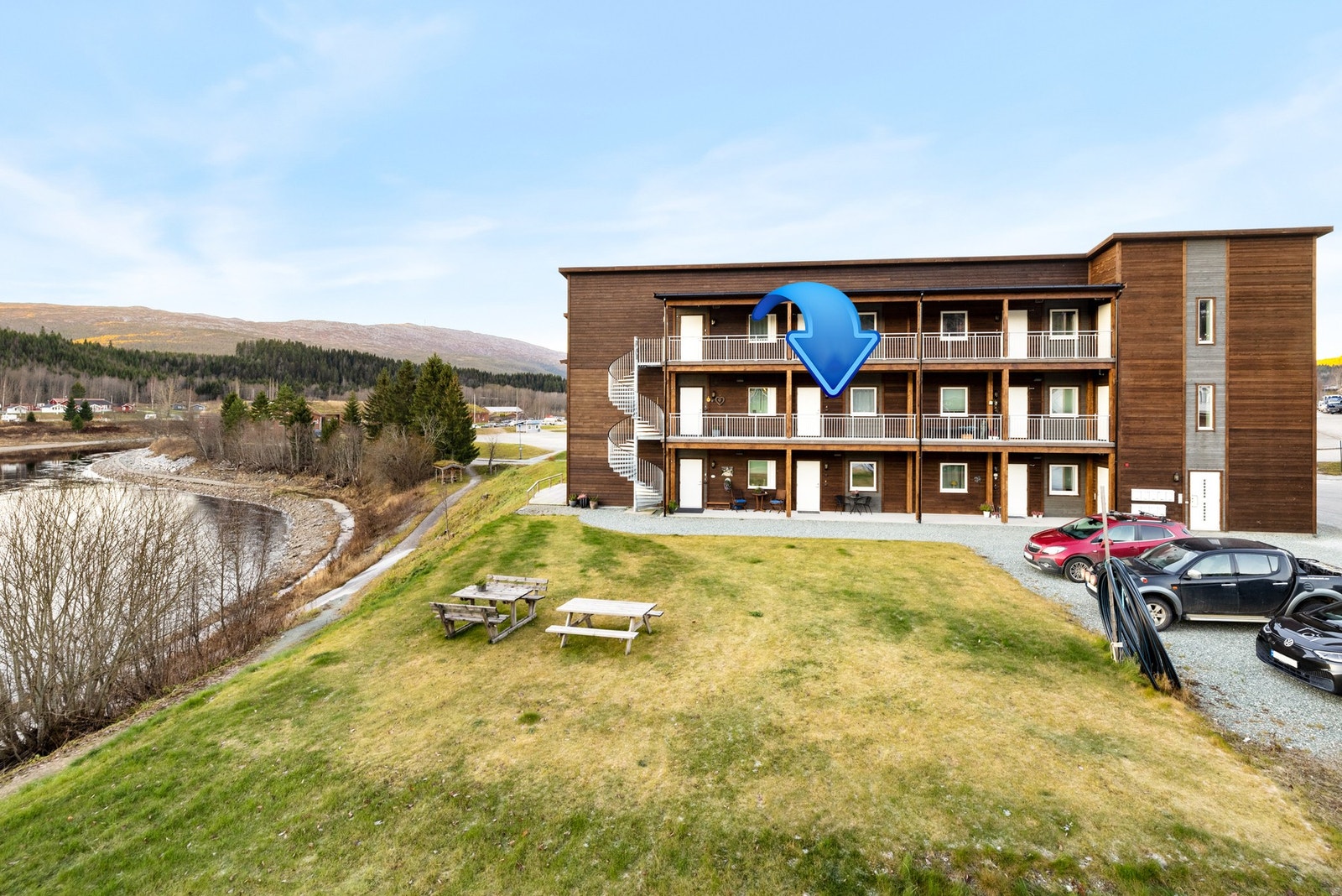 God adkomst fra offentlig veg Galleribilde