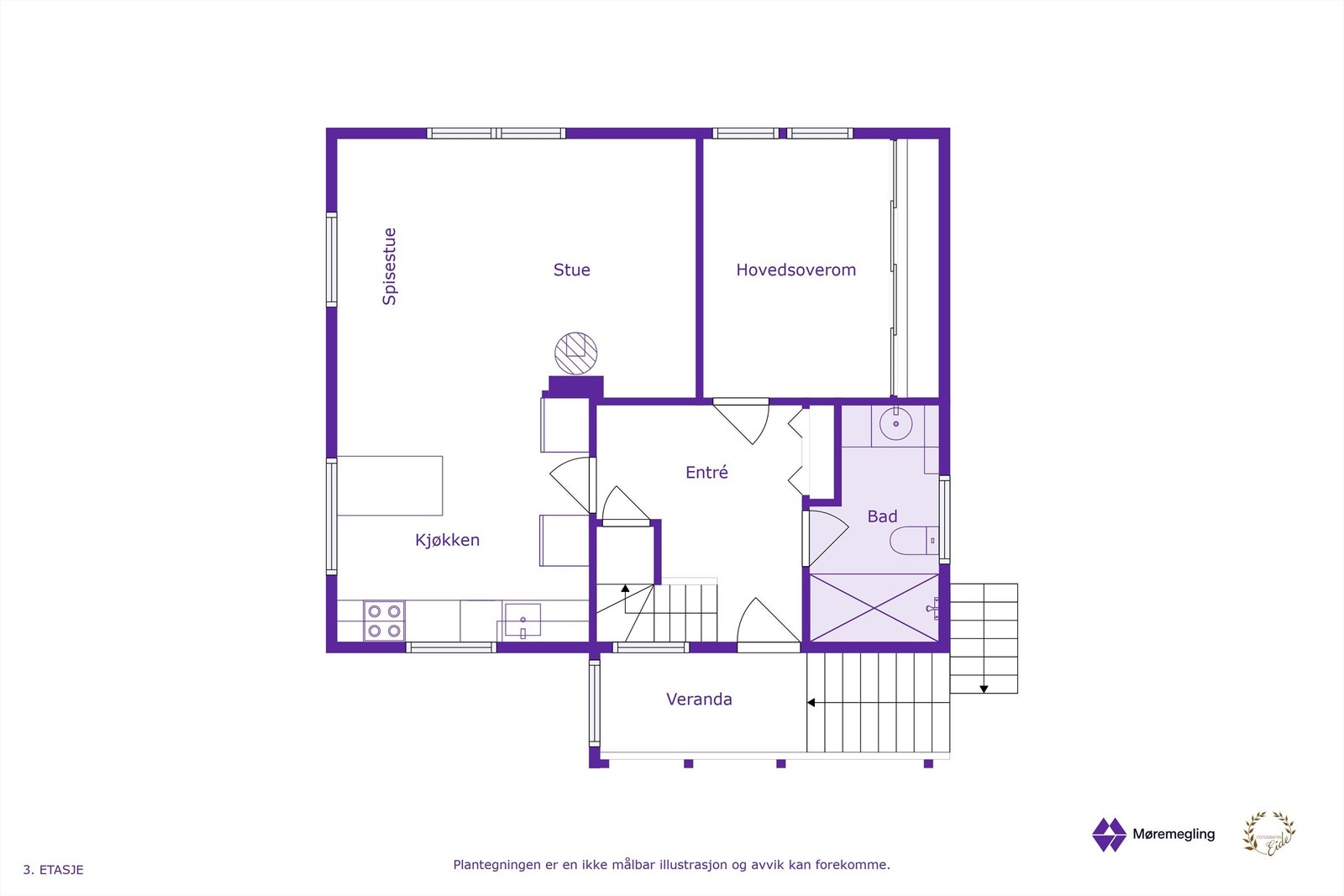 Plantegning Galleribilde