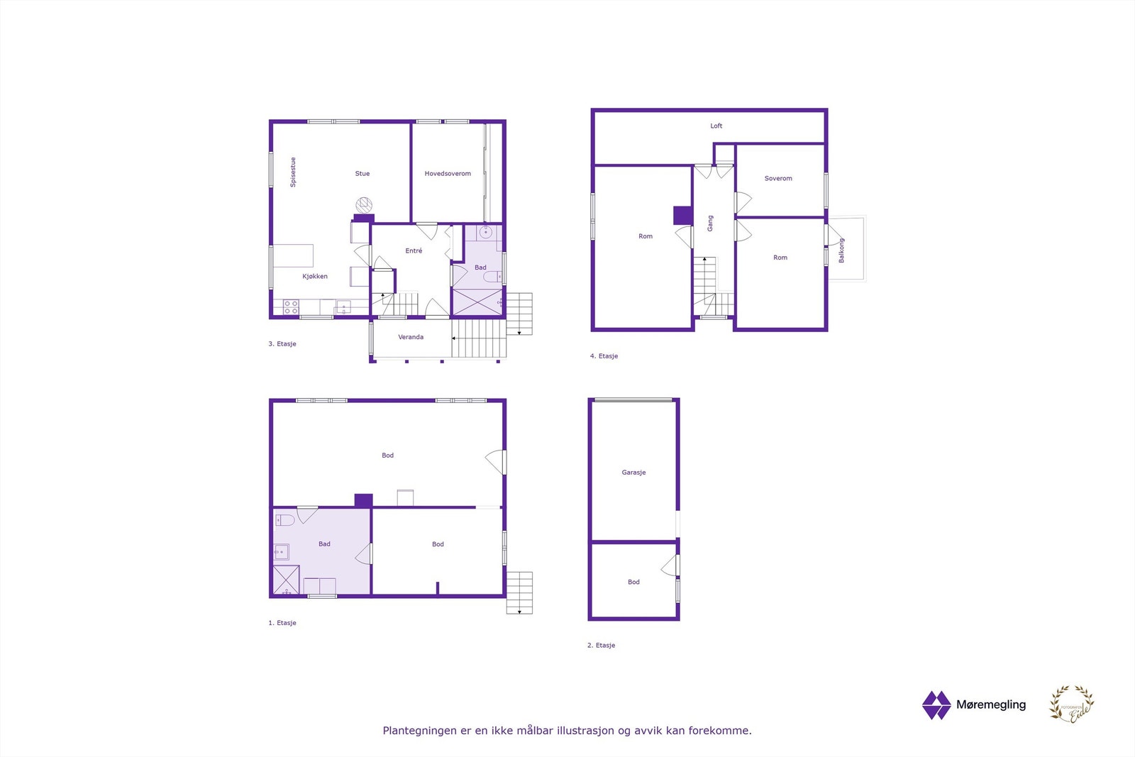 Plantegning Galleribilde