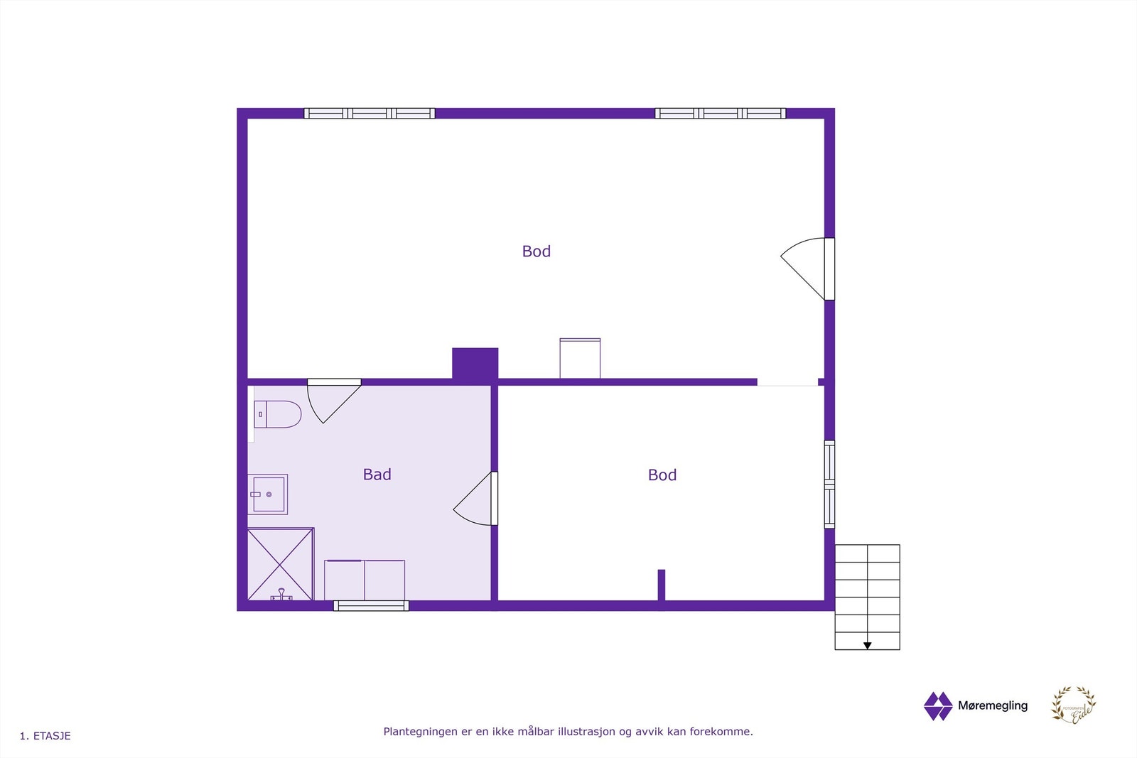Plantegning Galleribilde