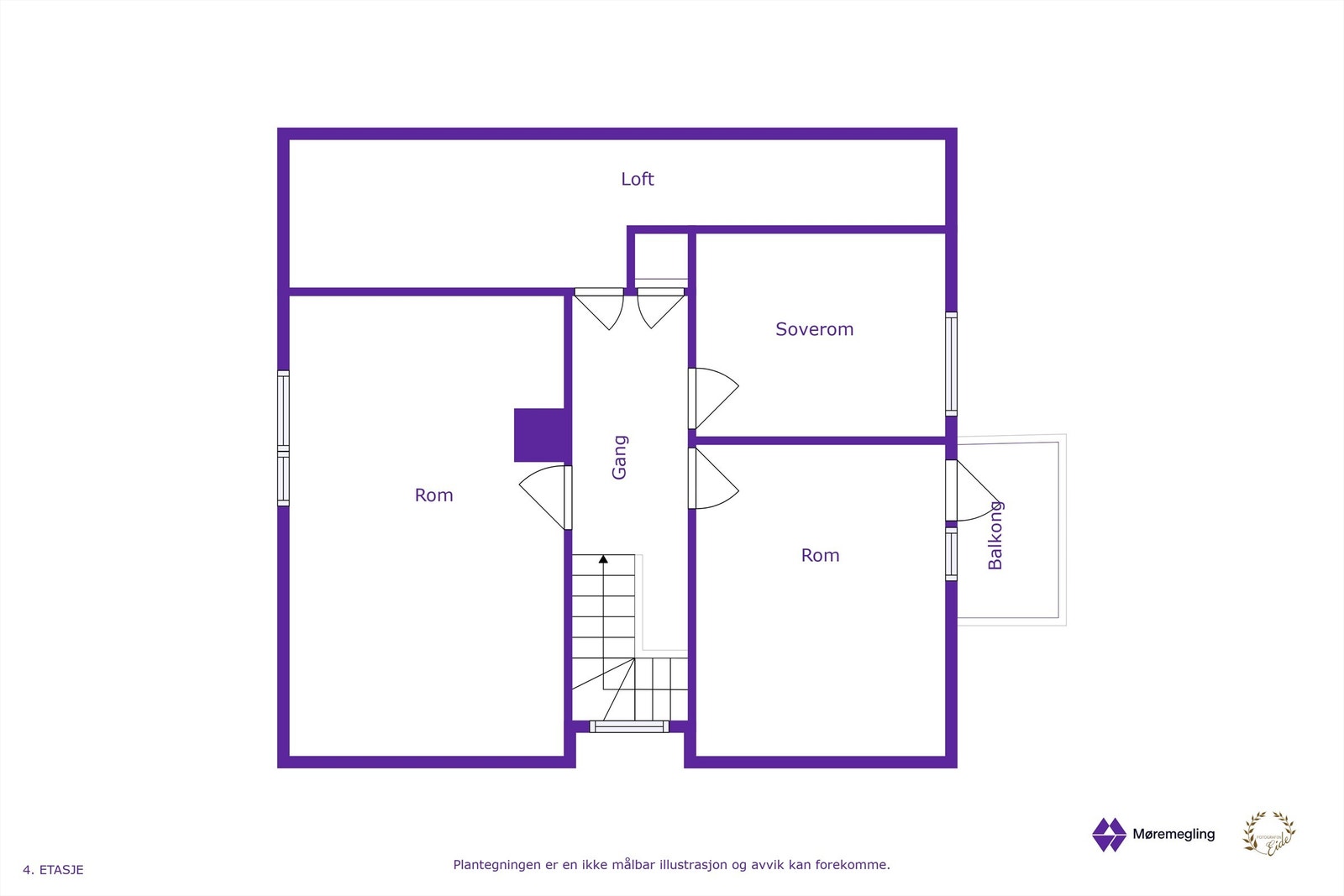 Plantegning Galleribilde