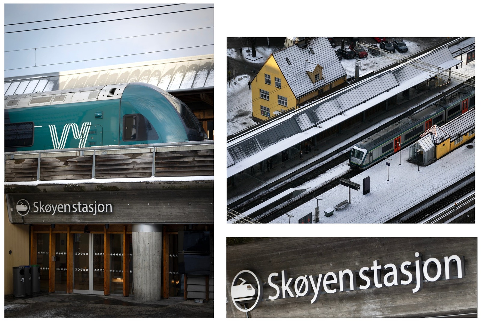 Skøyen er et av Oslos beste kollektivknutepunkter med tilbud om tog, flytog, busser, trikk og taxi samlet på ett sted. Galleribilde