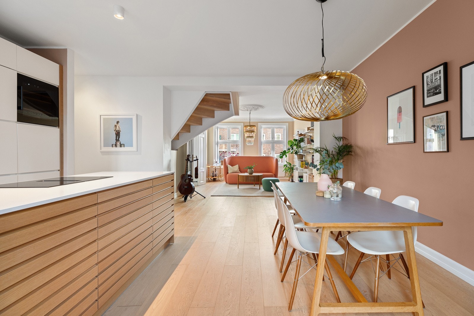 Arkitektens ide er at 4.etasje skulle være en stor og sosial sone Galleribilde