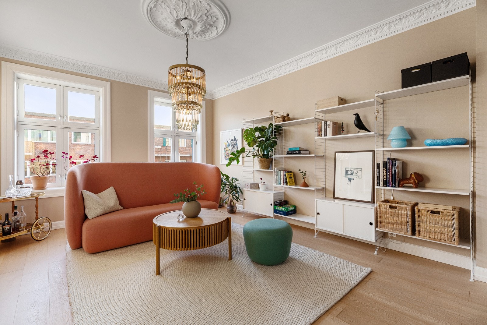 Det er generøs takhøyde i 4.etasje Galleribilde