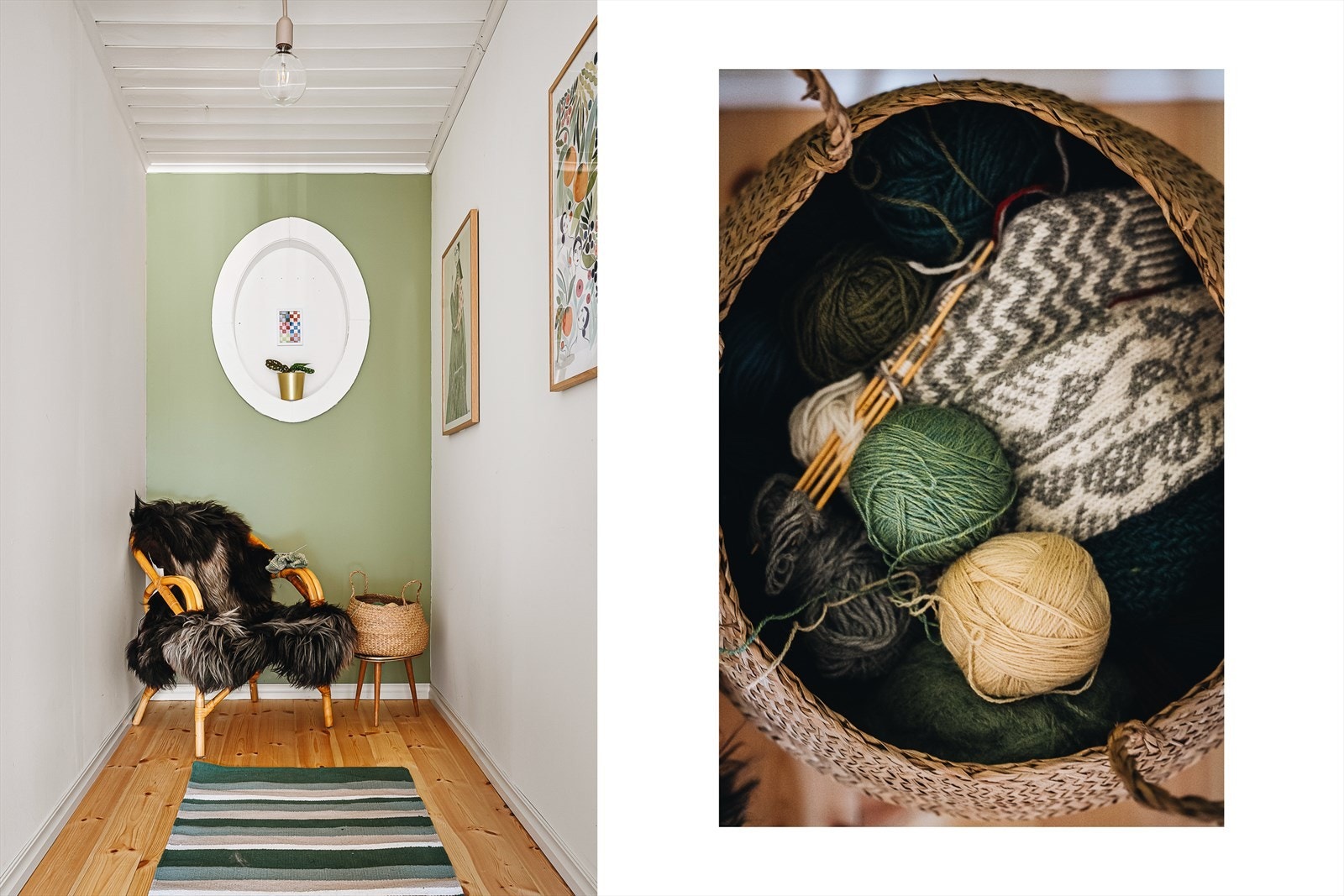 Hyggelig entré med gode muligheter for oppbevaring. Det vil også være mulig å slå ned veggen mellom entré og stue dersom ny eier foretrekker dette. Galleribilde