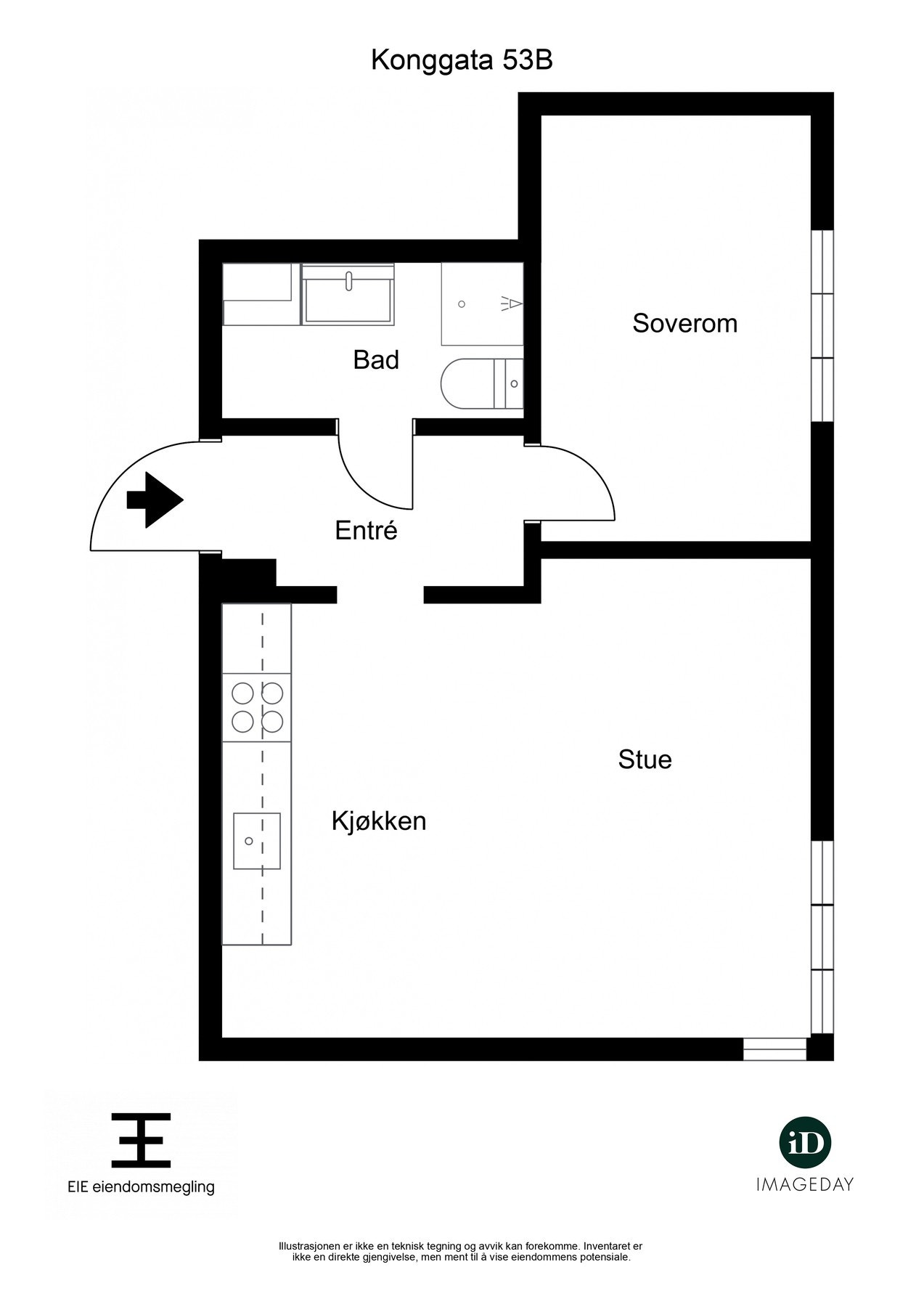 Plantegning Galleribilde