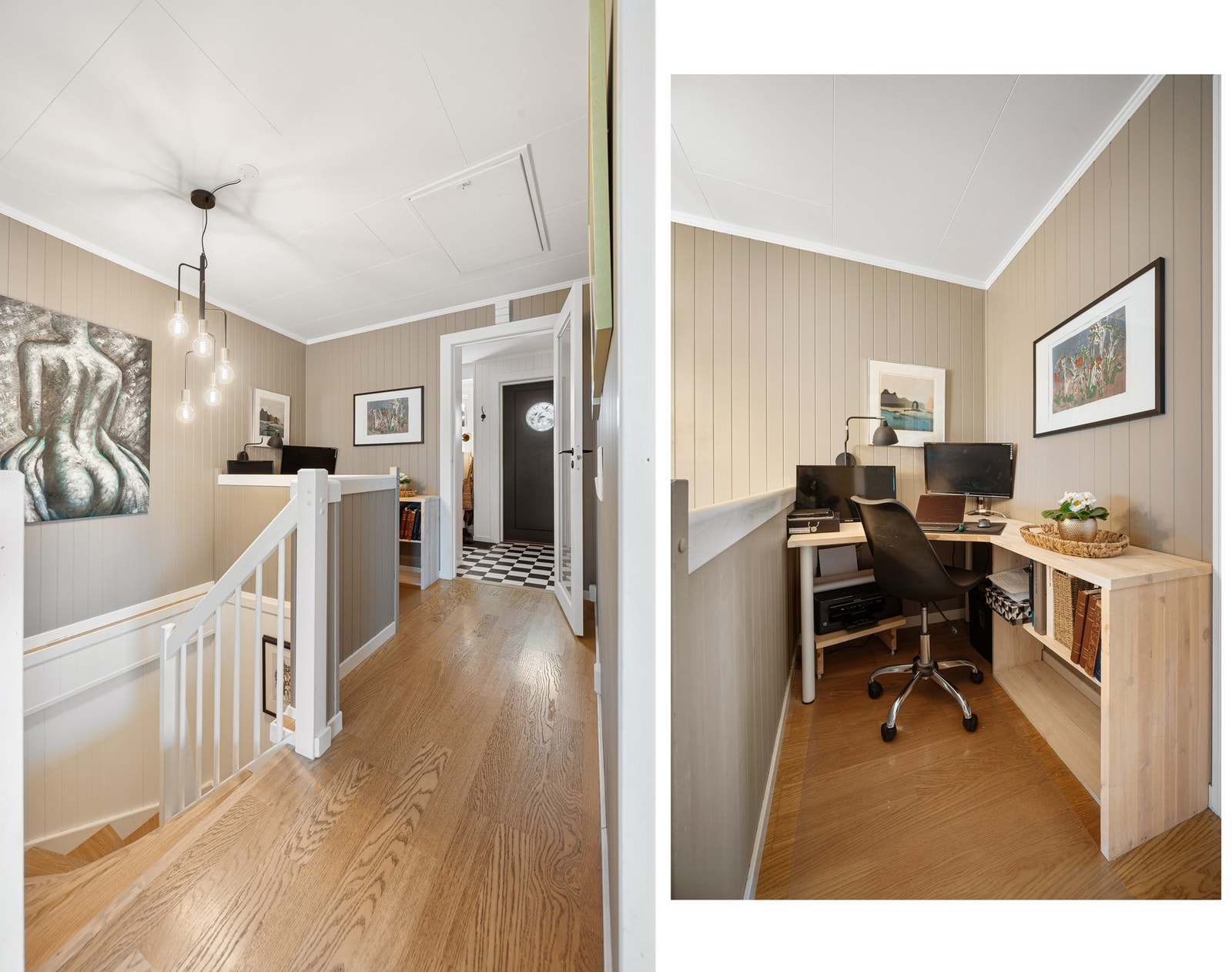 Her er det perfekt plass for hjemmekontor eller lekser Galleribilde