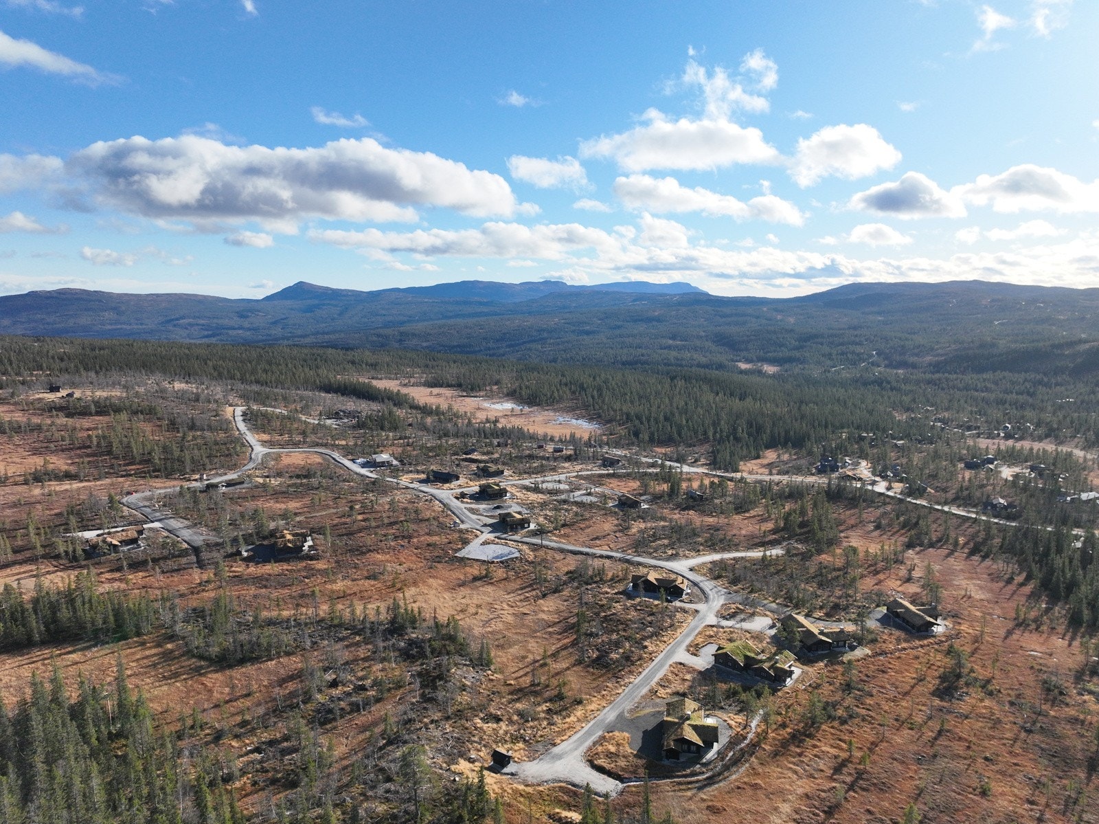 Dronebilde Høybulie. Galleribilde
