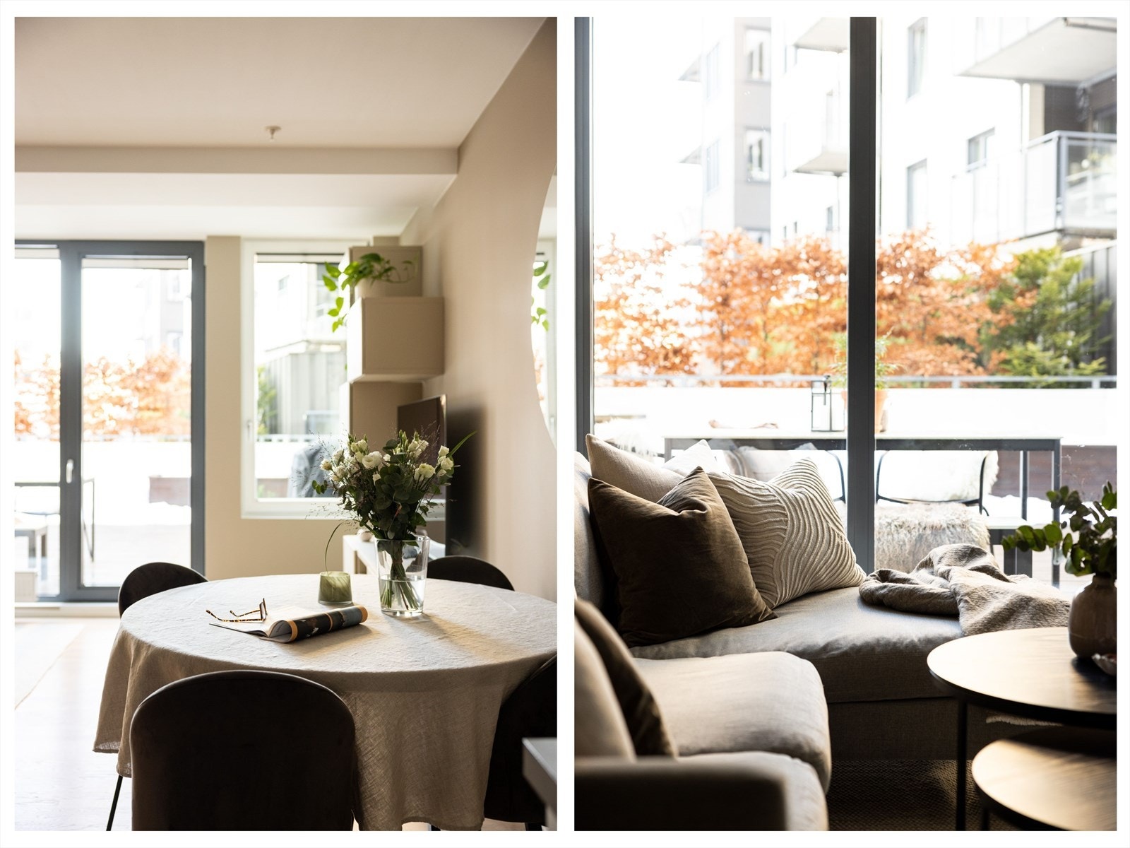 Leiligheten vender i sin helhet mot bakgård. Galleribilde